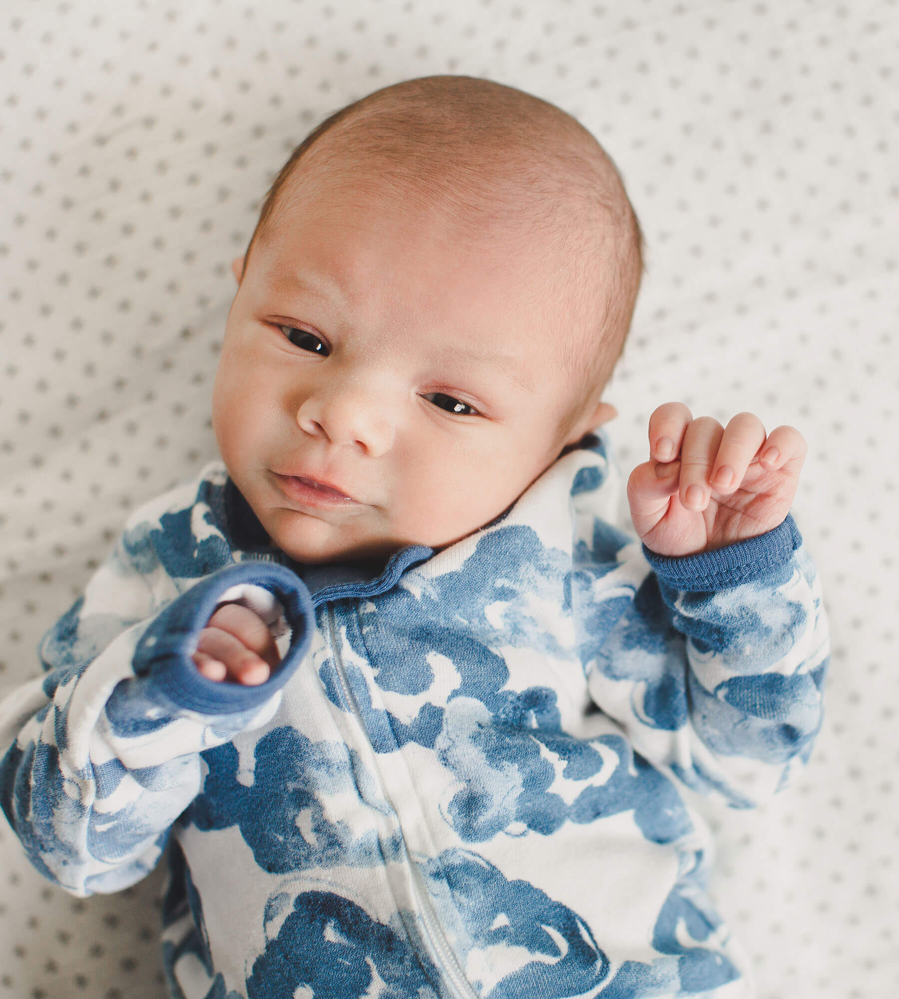 Moonlight Clouds Organic Cotton Footed Sleep & Play、mySite、g9winljtr