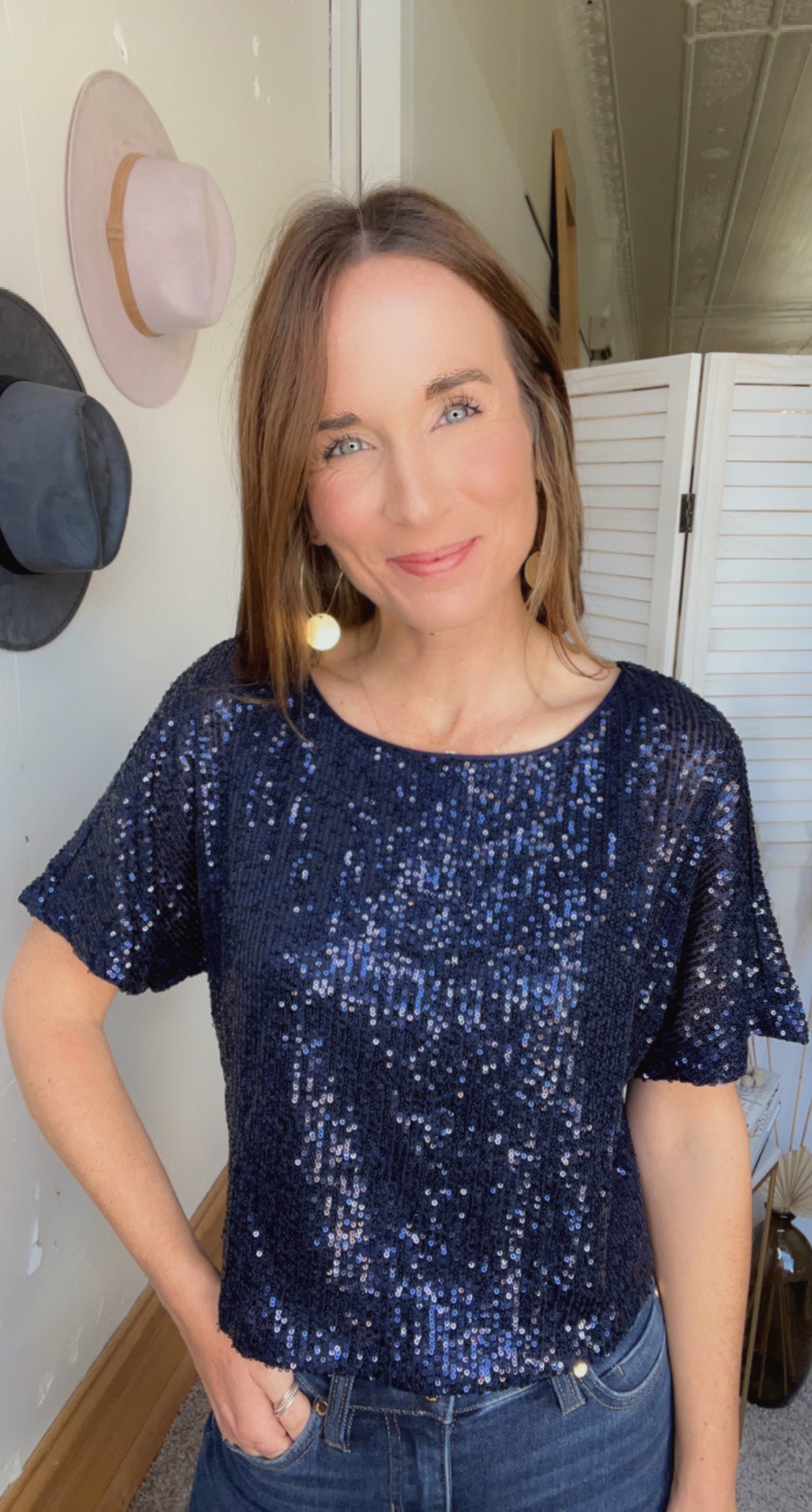 Erin’s Sequined Top、mySite、garagedoors4me