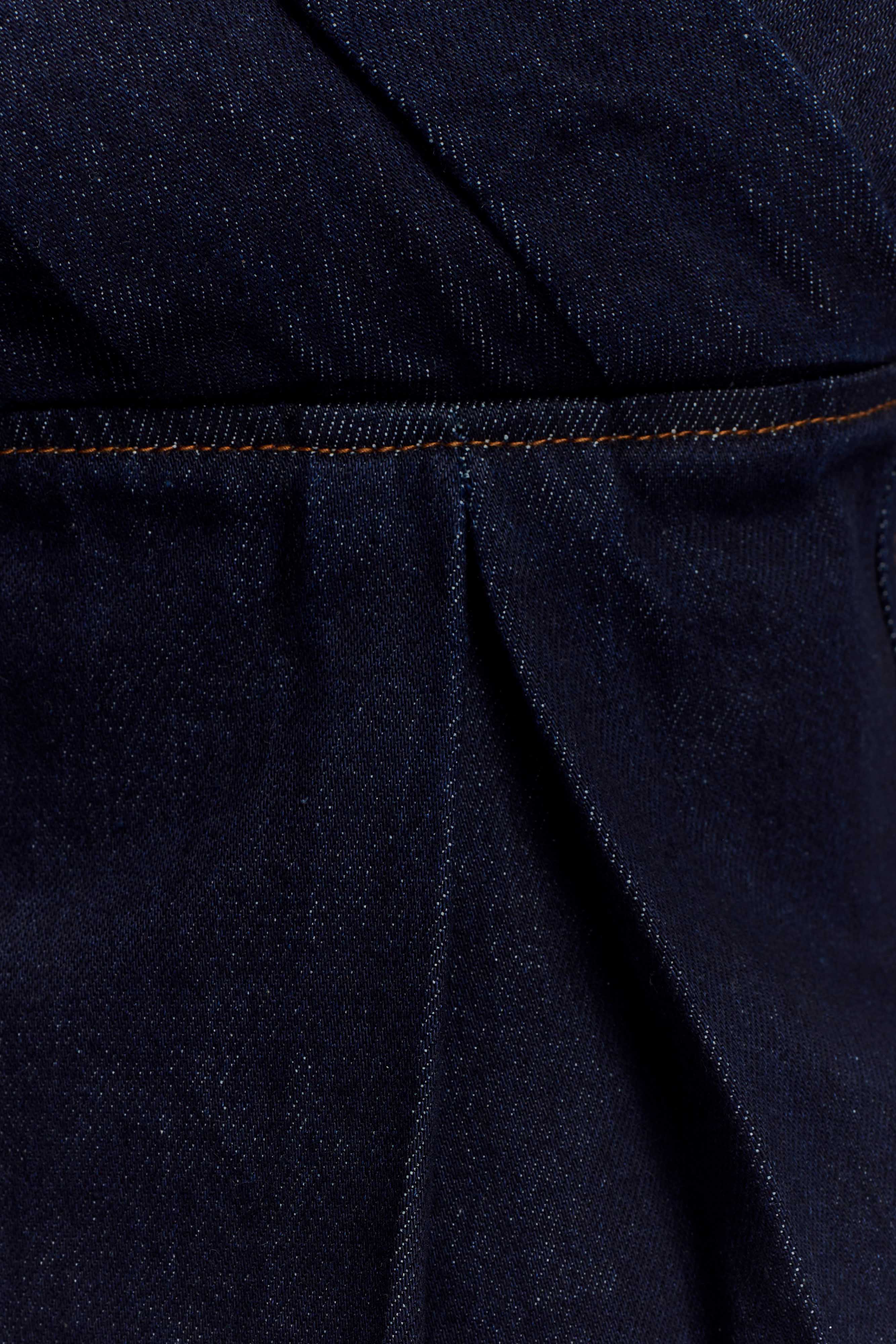 Rayne Off Shoulder Denim Top - Indigo Blue、mySite、solidvoid