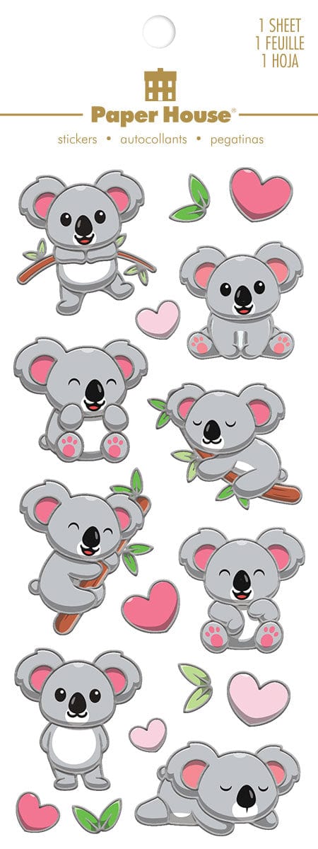  Foil Stickers - Koala、mySite、ghnorth