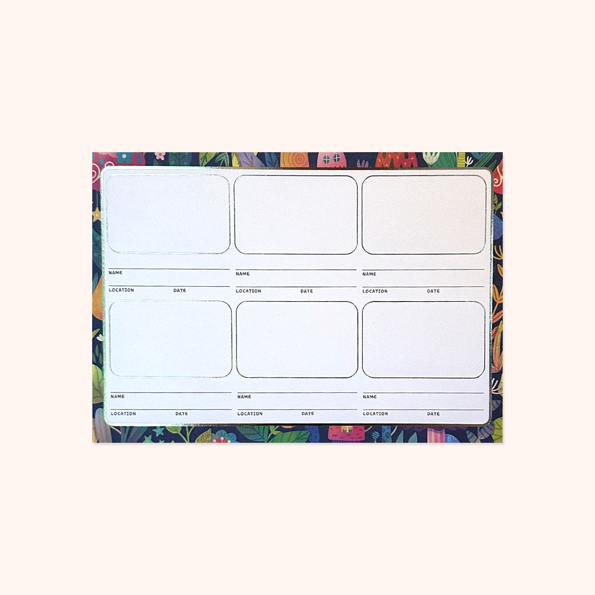  Magic Garden Traveling Sticker Card 5 Pack、mySite、ghnorth