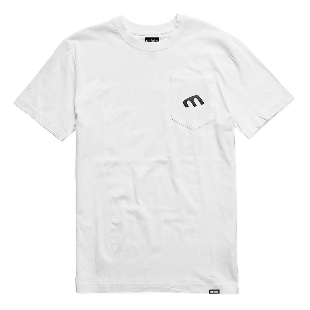  Etnies Style E Pocket T-Shirt - White、mySite、merchandisen