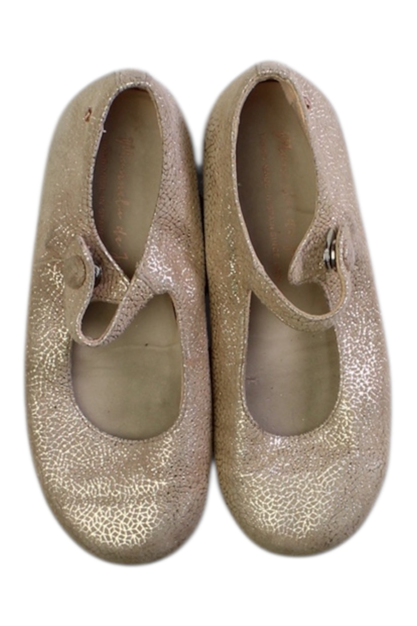 Manuela De Juan Metallic Ballet Flats EU28、mySite、g9winljtr