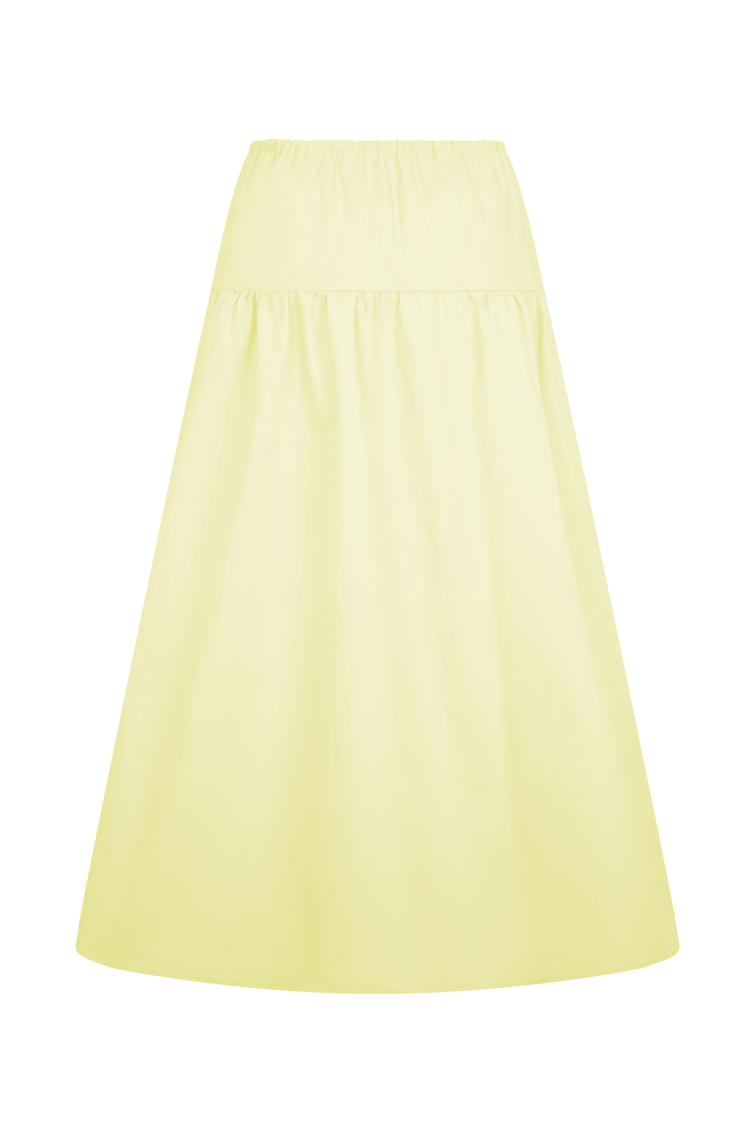 Amirah Midi Skirt - Lemon、mySite、solidvoid