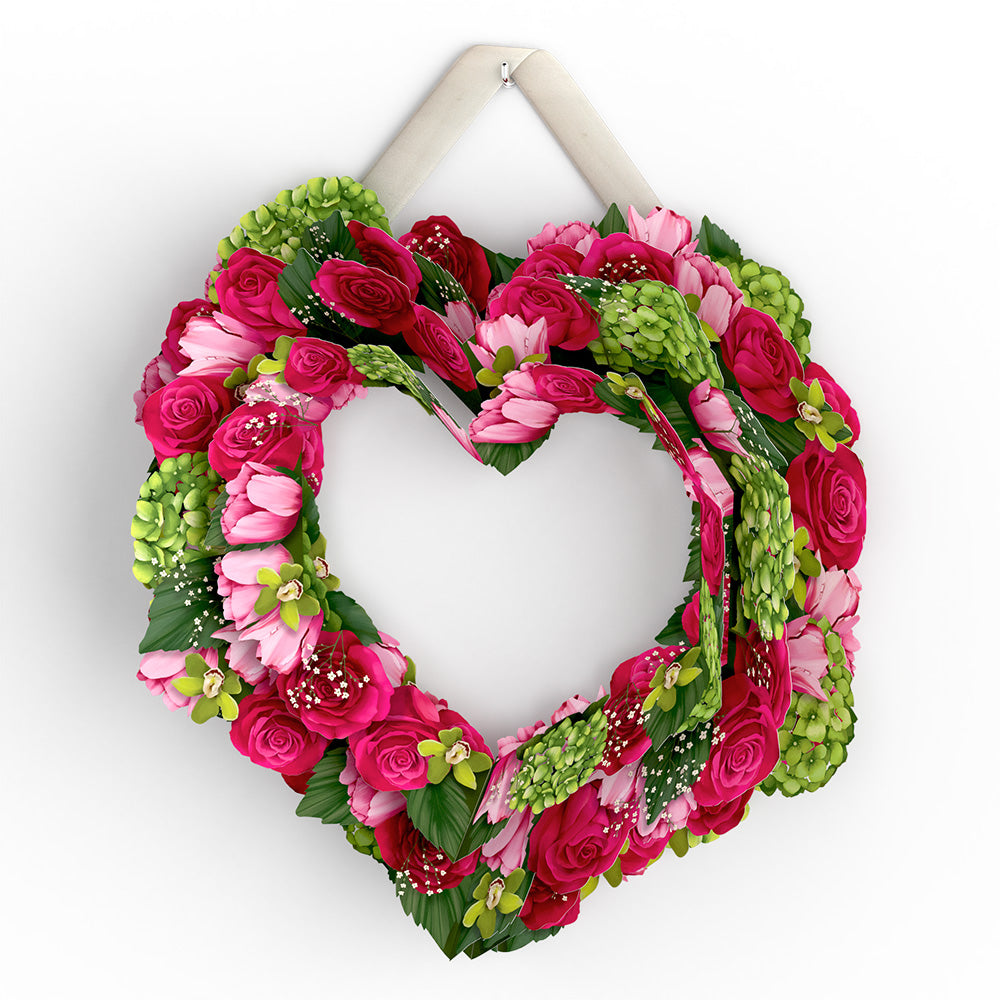 Rose Heart Wreath、mySite、solidvoid