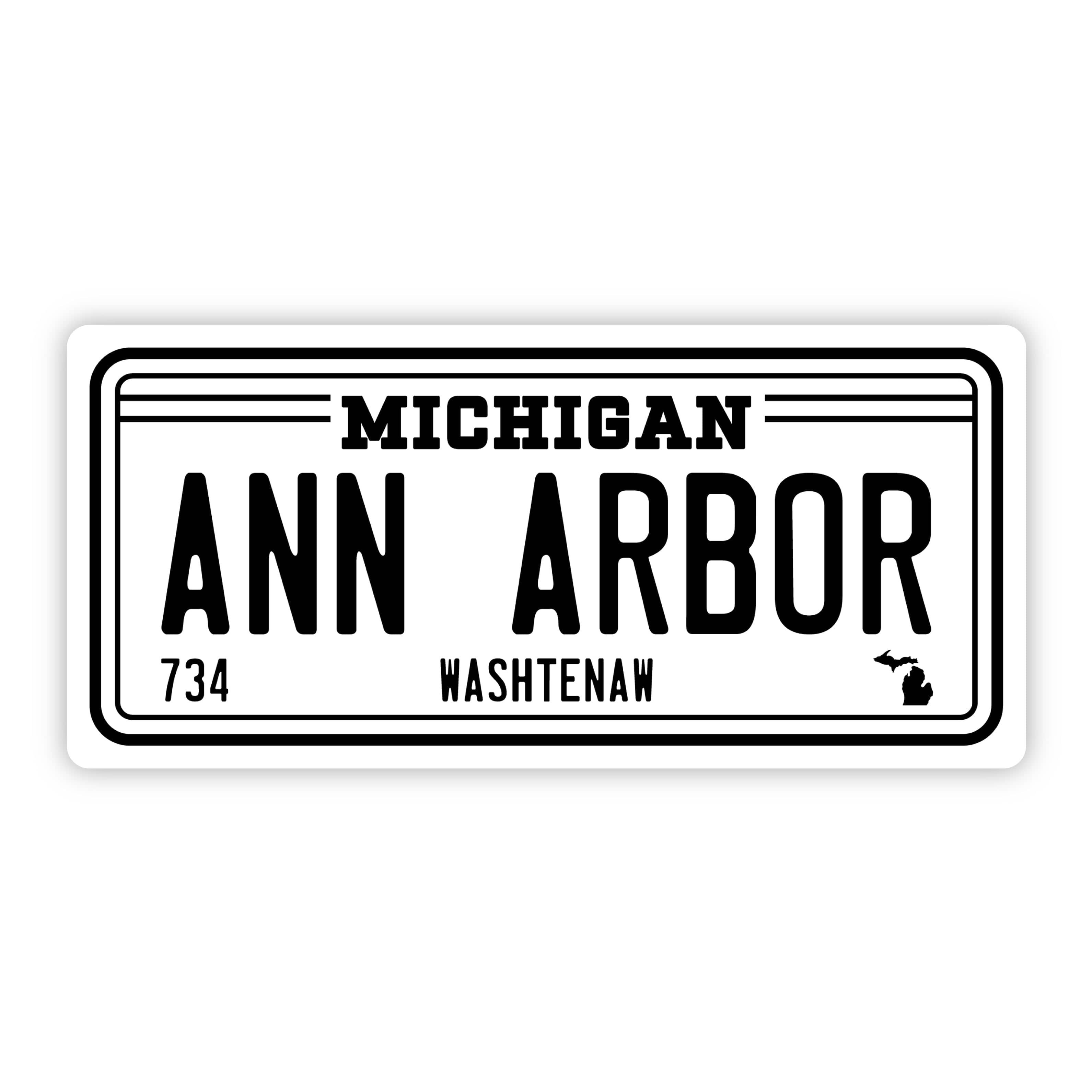  Ann Arbor 734 Bumper Sticker (5 inch)、mySite、elrpsem3k