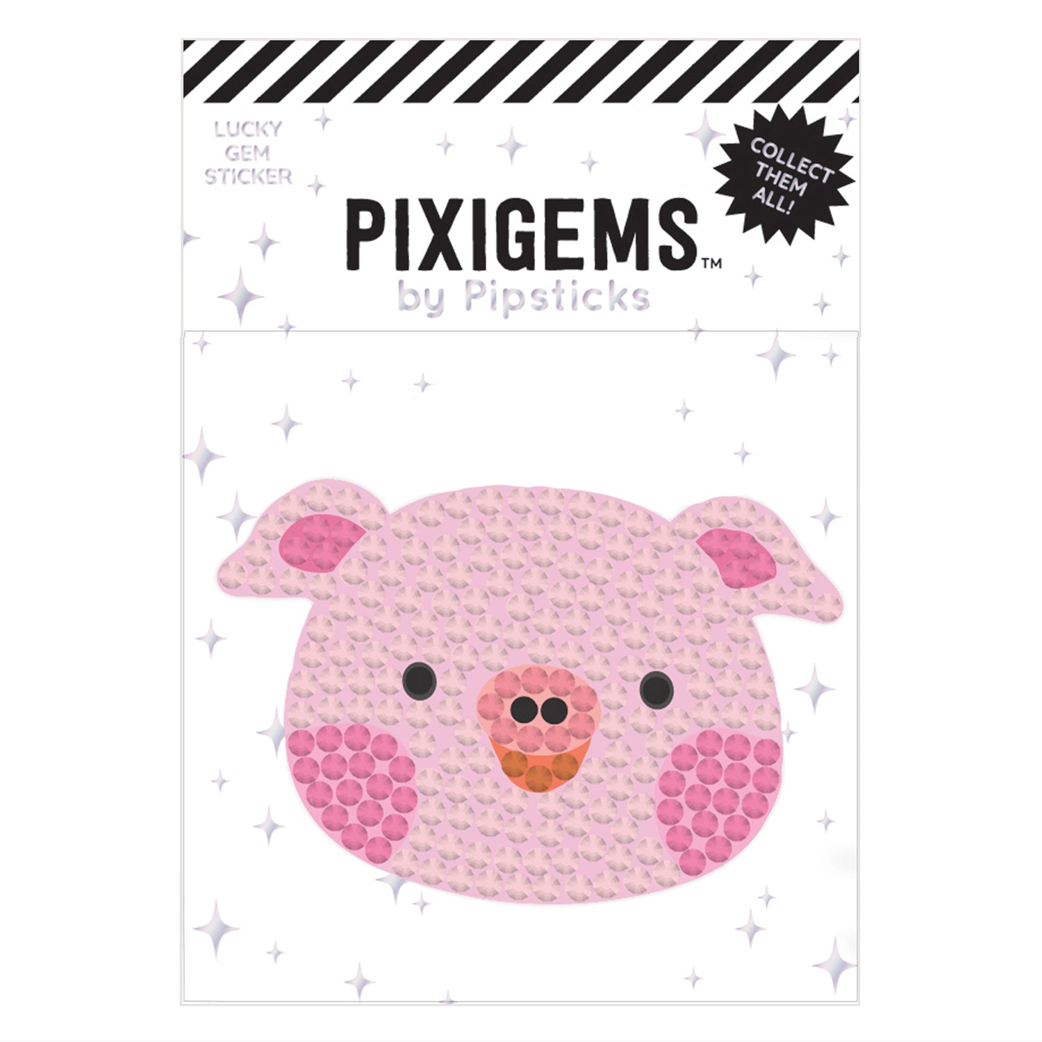  Petey Pig Pixigem Sticker、mySite、ghnorth