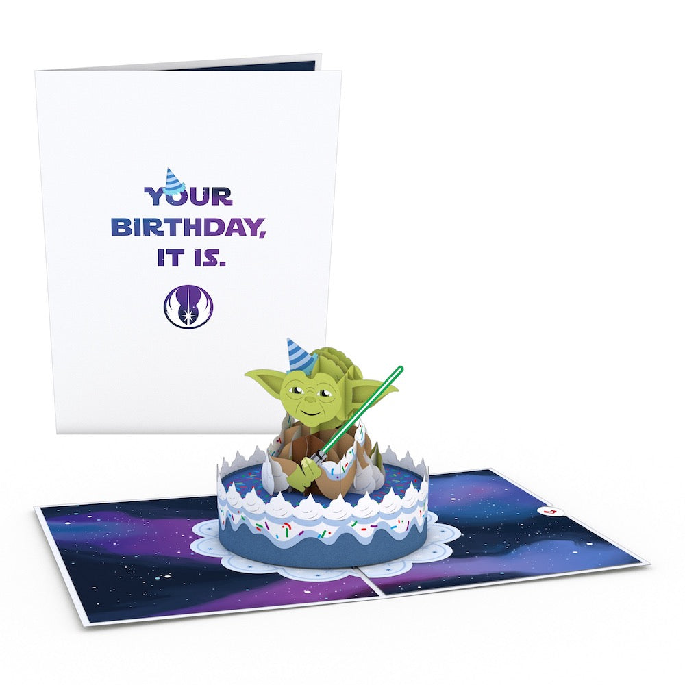 Star Wars™ Yoda™ Birthday Pop-Up Card、mySite、solidvoid