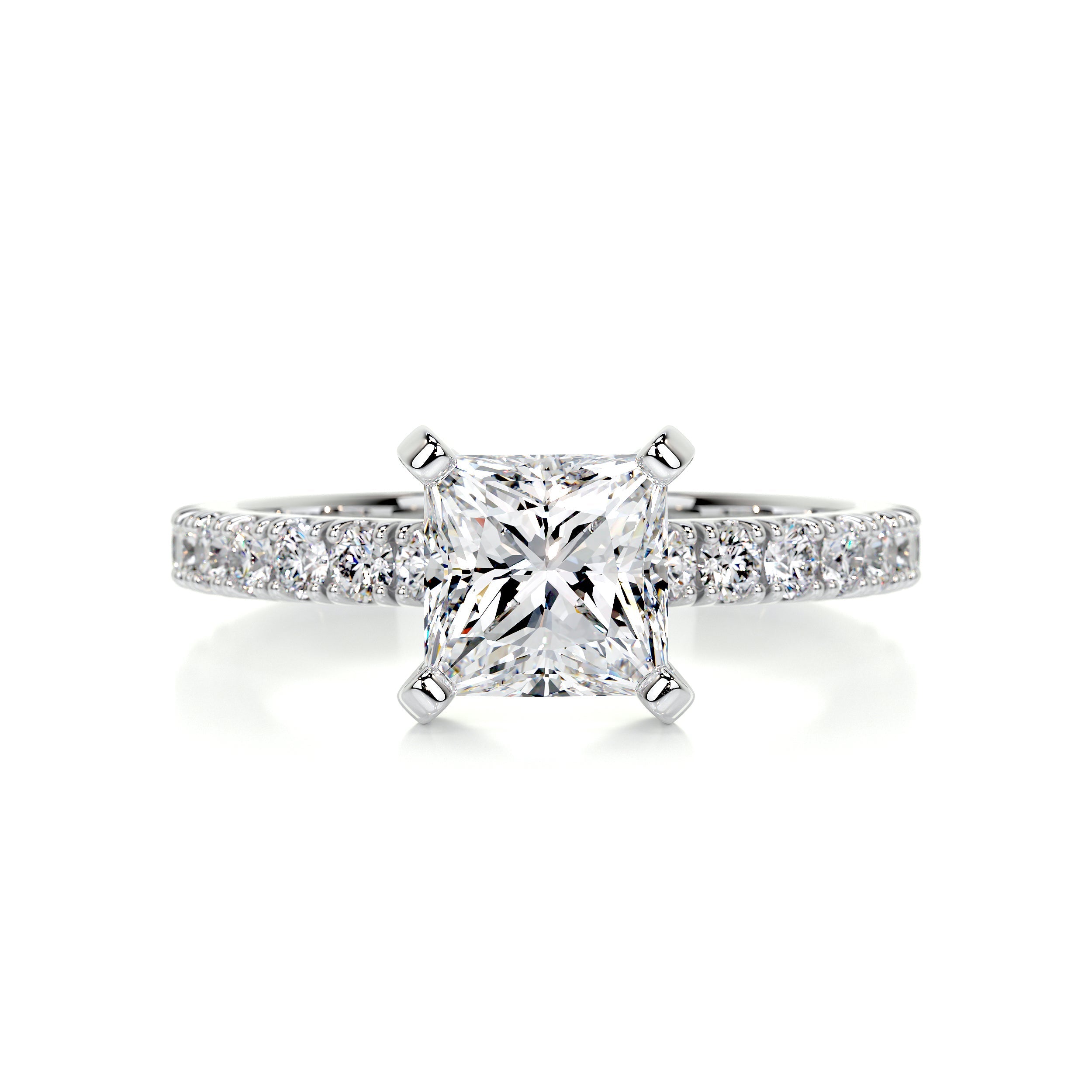 Blair Moissanite & Diamond Ring -Platinum、mySite、hinf8tx79