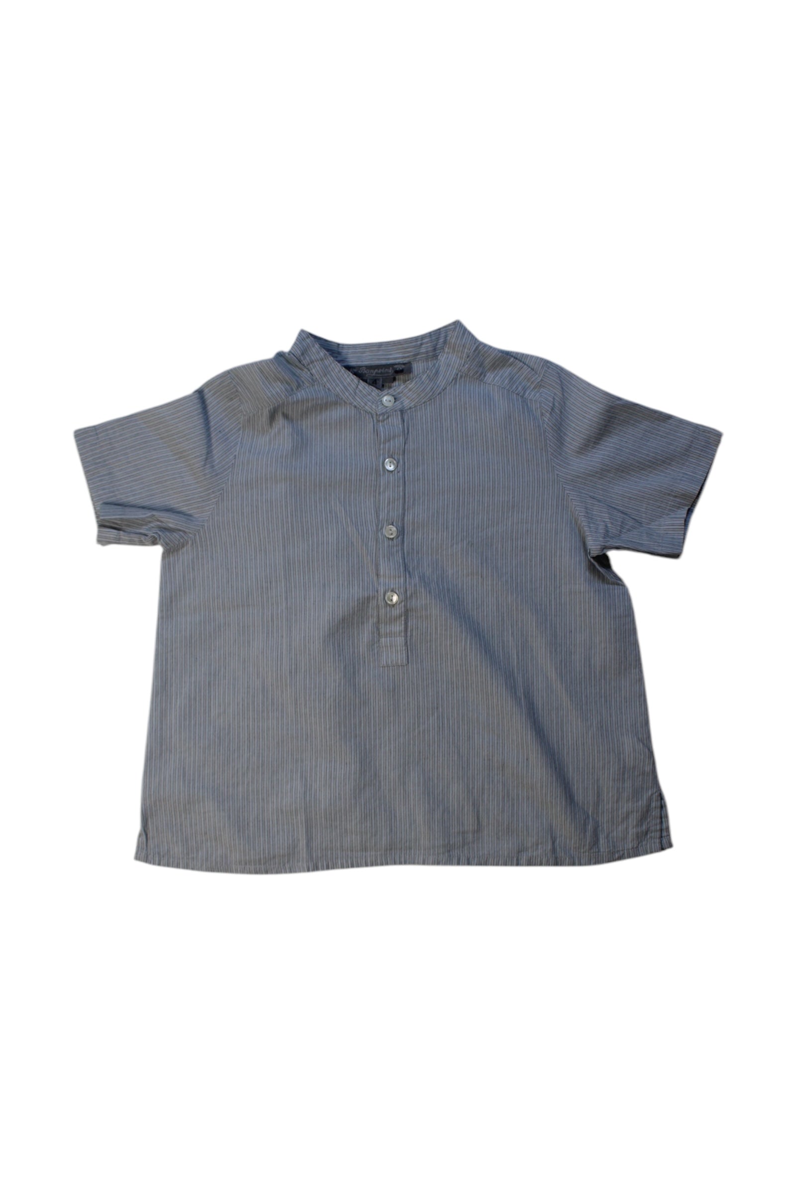 Bonpoint Mandarin Collar Shirt 4T、mySite、g9winljtr