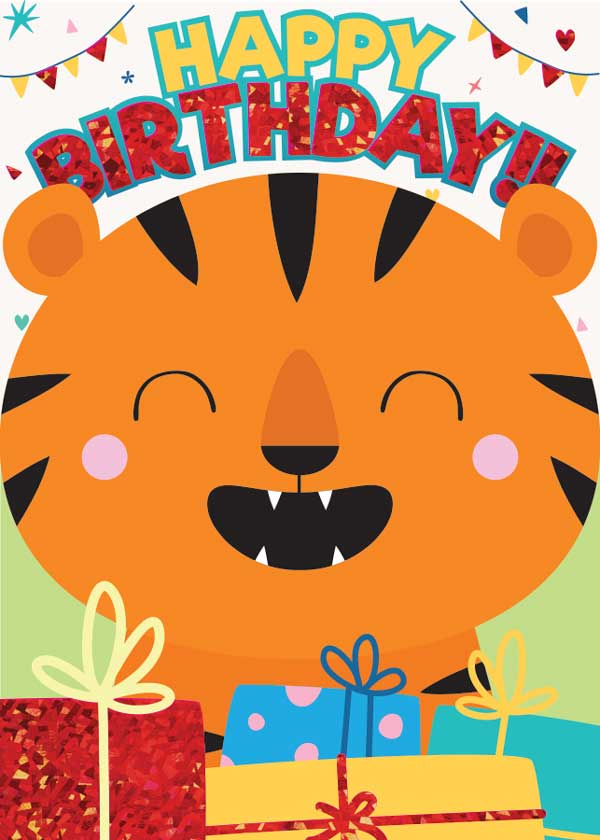  Note Card - Tiger Foil、mySite、ghnorth