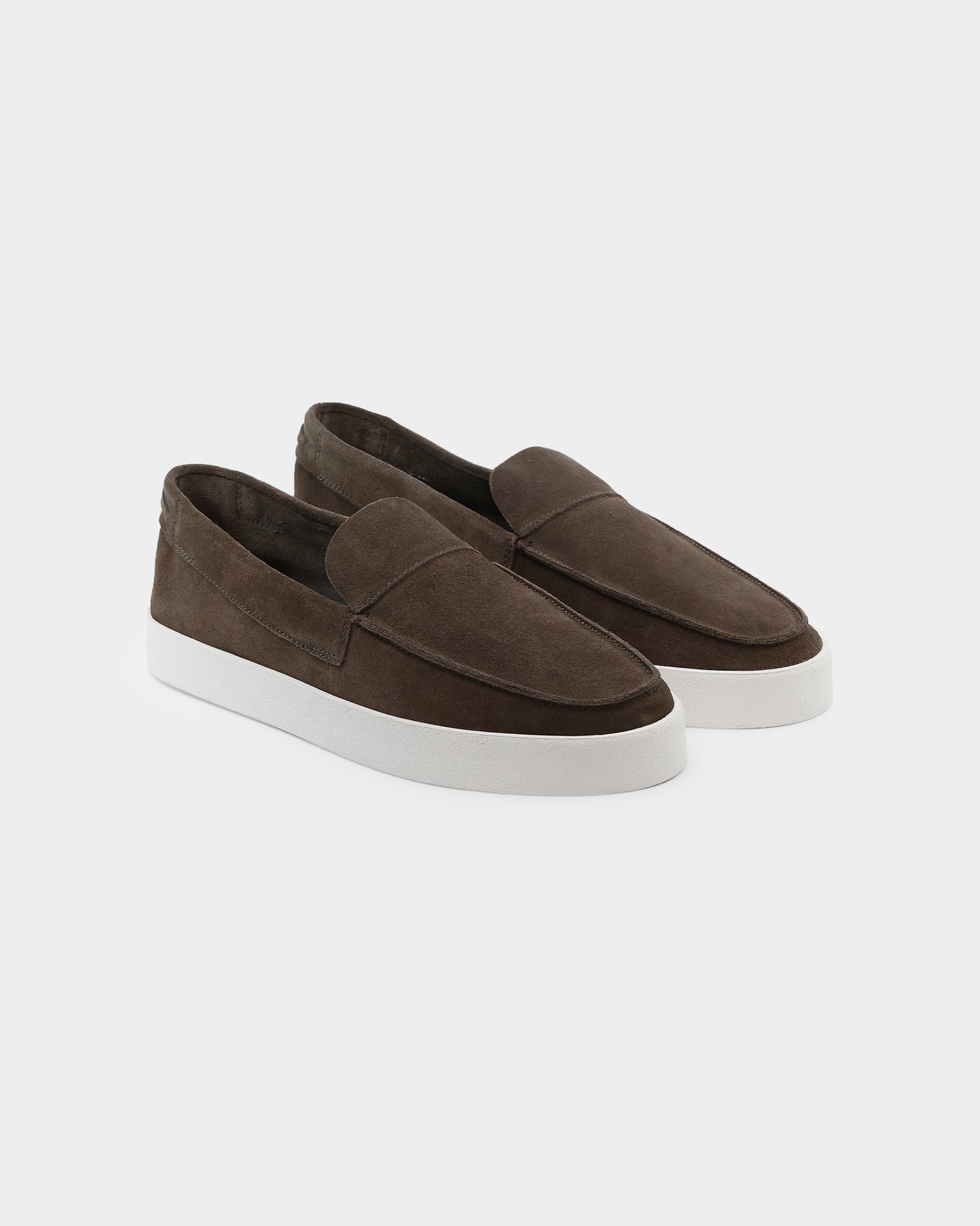 Saint Morta Hemisphere Suede Slip On Loafer Brown/White、mySite、zt4zffjzw
