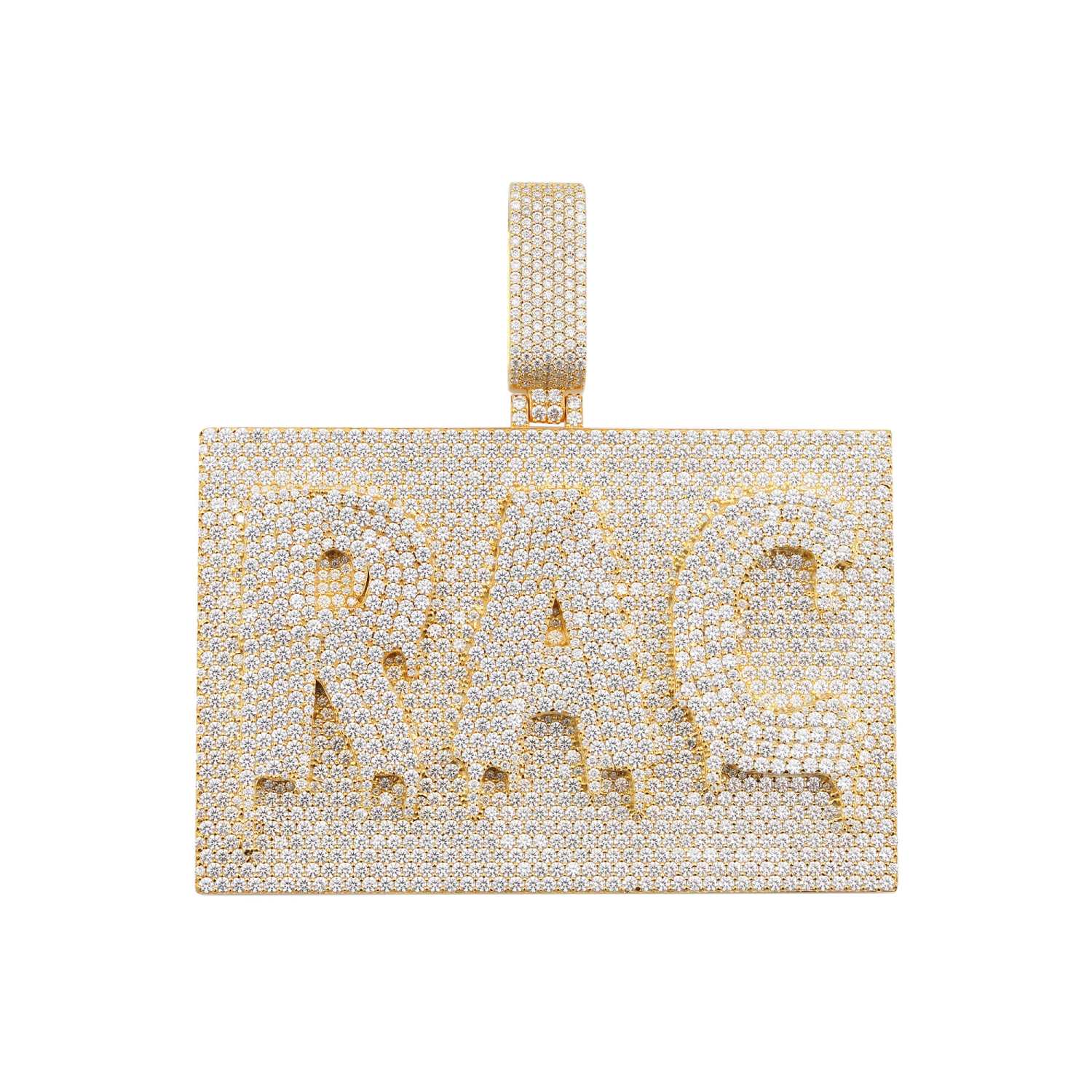RAC Custom Moissanite Name Pendant 14K Gold、mySite、hinf8tx79