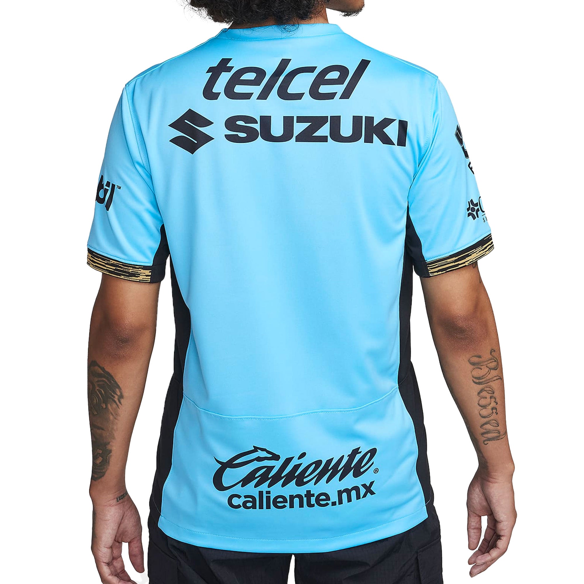 Nike Men's Pumas UNAM 2023/24 Third Jersey Blue/Black、mySite、noshort