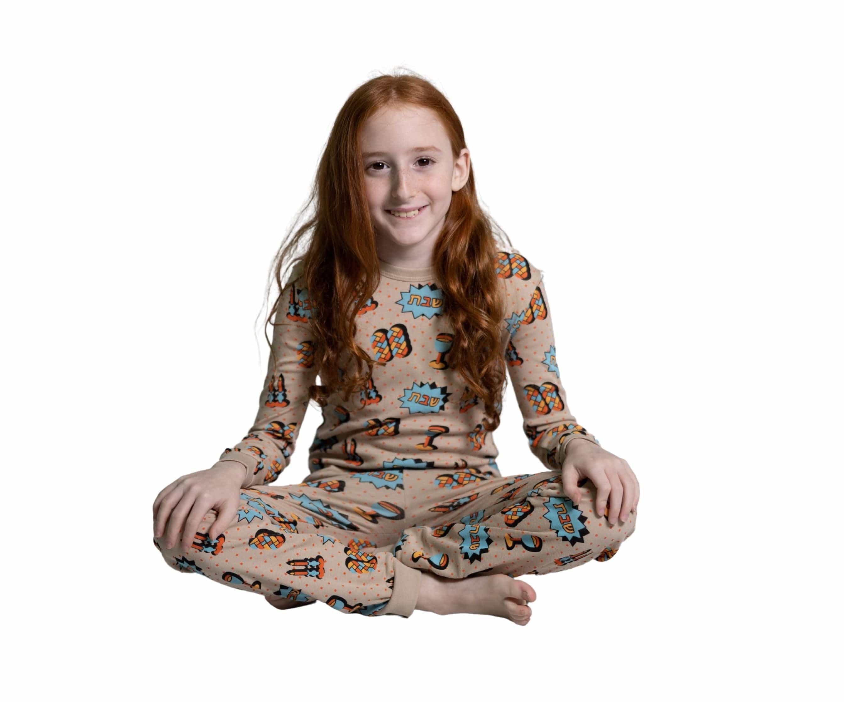 Shabbat Pop Art Pajamas - (Kids Unisex Sizes 2T - 12)、mySite、topwebapps