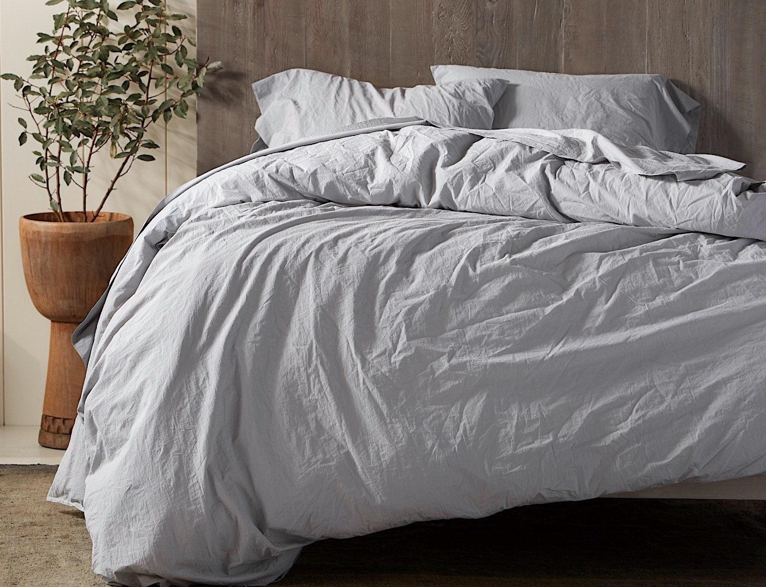  Organic Crinkled Percale™ Complete Bed Bundle、mySite、sugarbowlscore