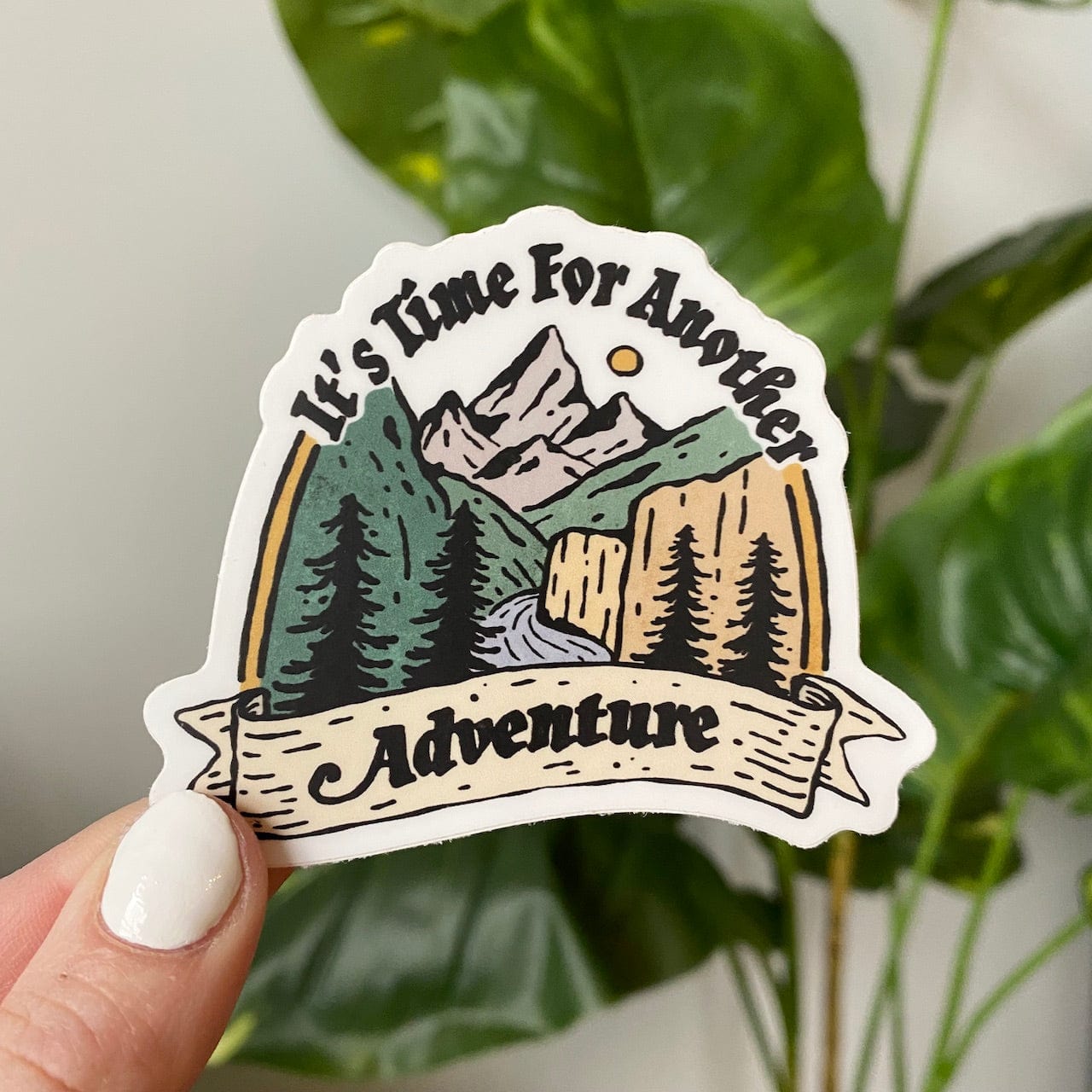  It's Time For Another Adventure Sticker、mySite、ghnorth