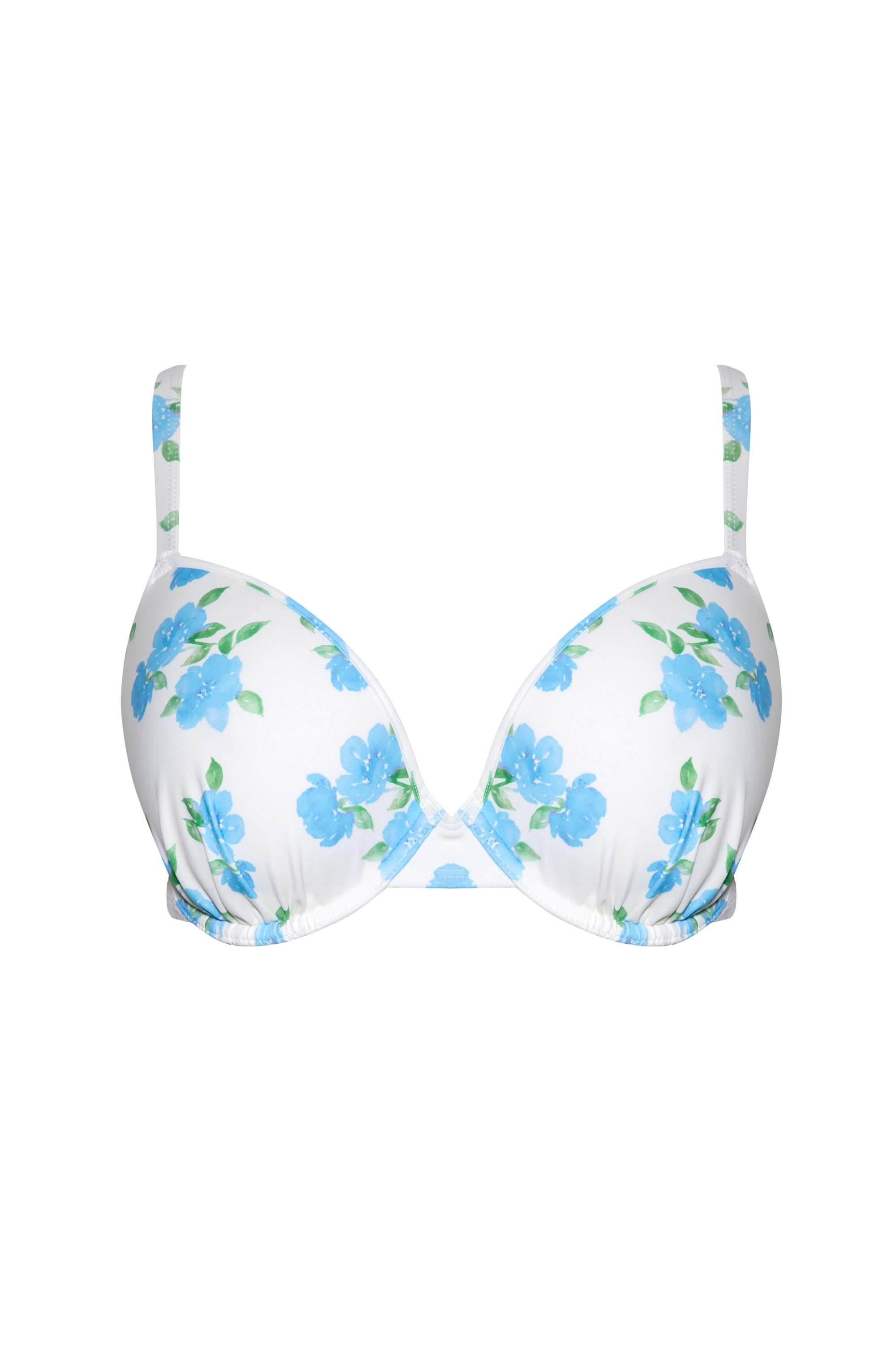 Amelia Fuller Bust Mix & Match Watercolour Floral Plunge Bikini Top、mySite、bengalsvssteelers