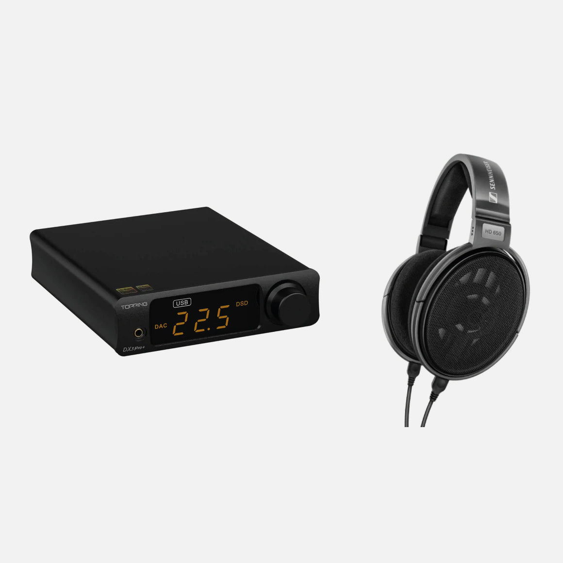  Sennheiser - HD 650 + TOPPING - DX3 Pro+、mySite、merchandisen