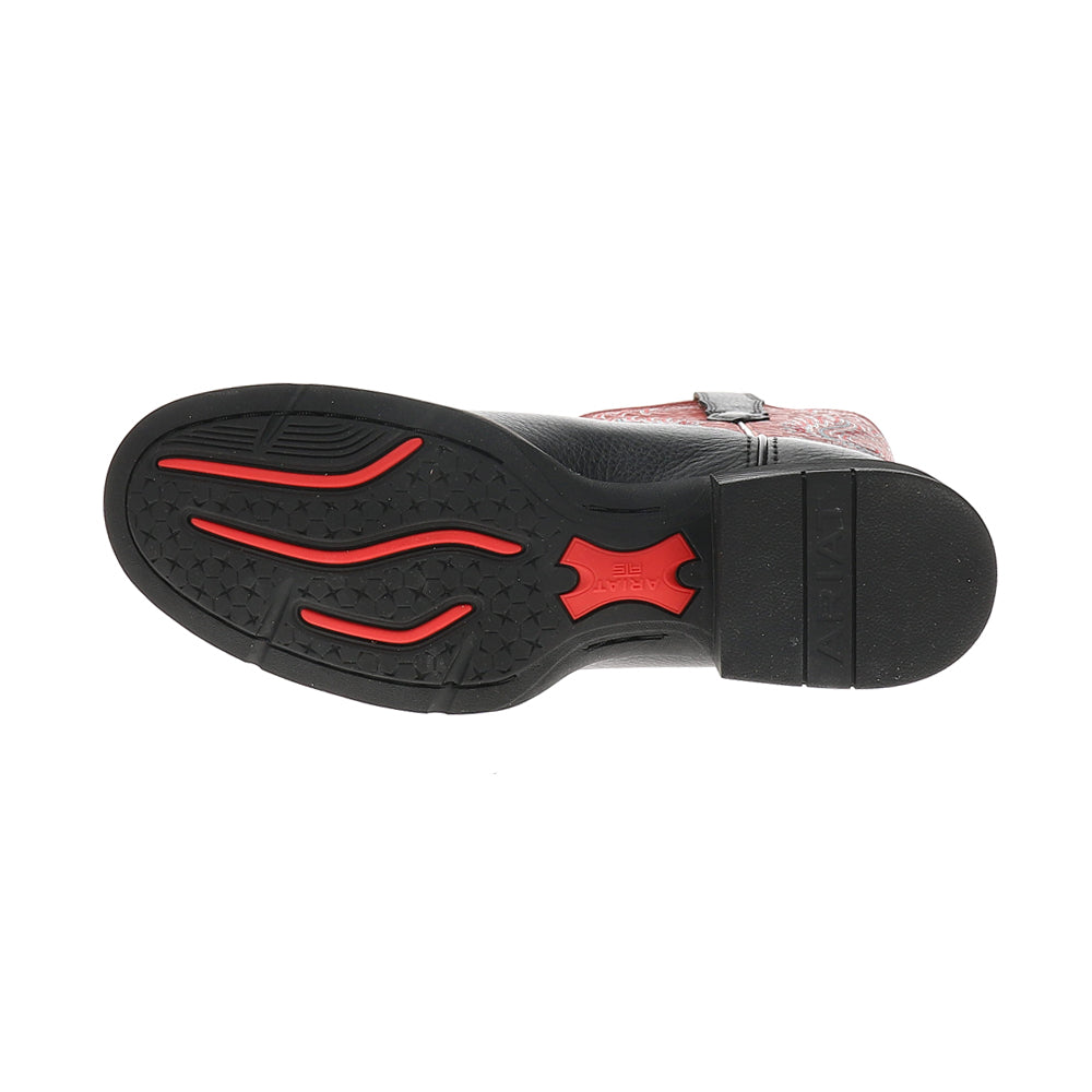 Round Up StretchFit Embroidered Wide Square Toe Cowboy Boots、mySite、gtrtttuynbv