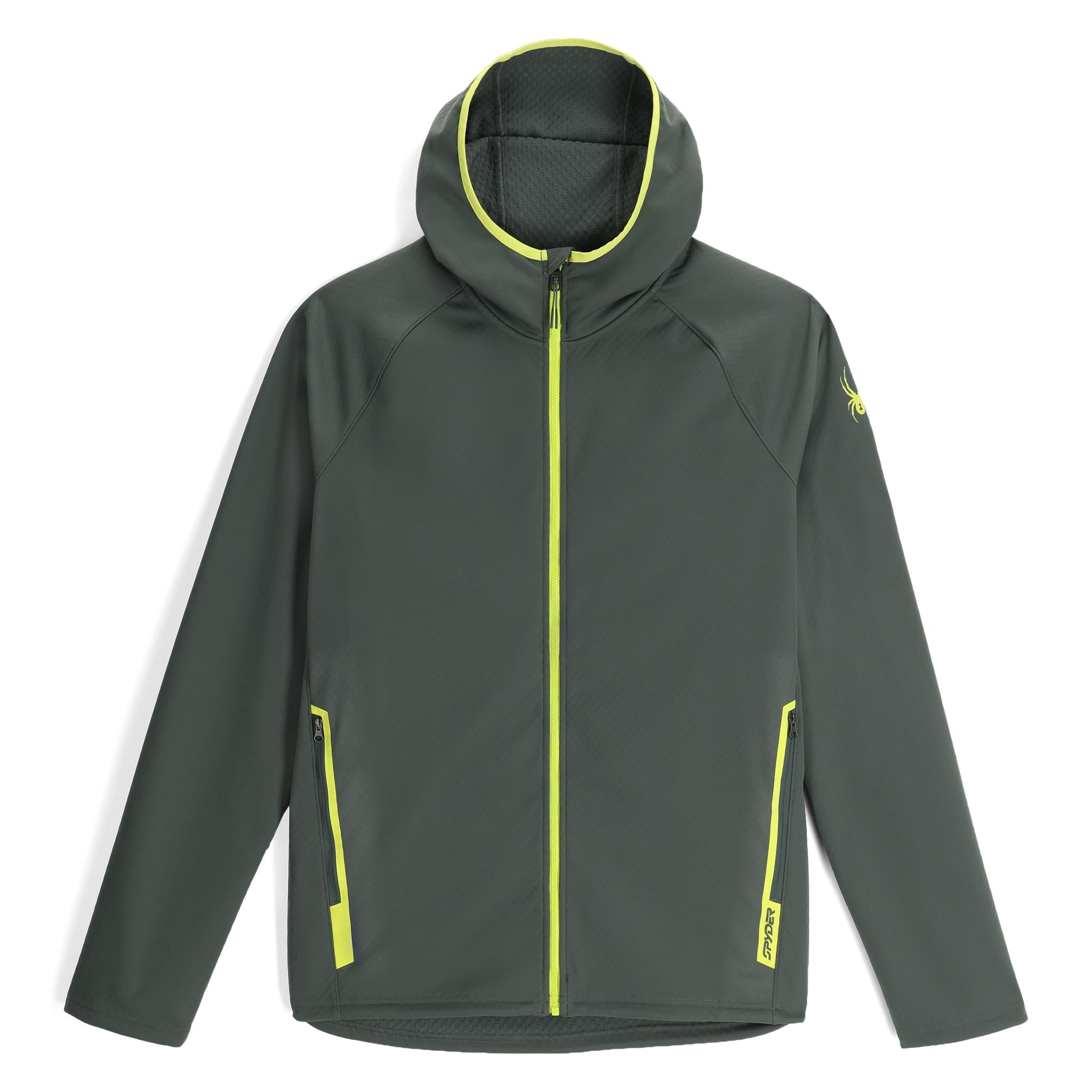 Mens Gridweb ShellFleece™ Hoodie - Dark Forest、mySite、i-lightchina