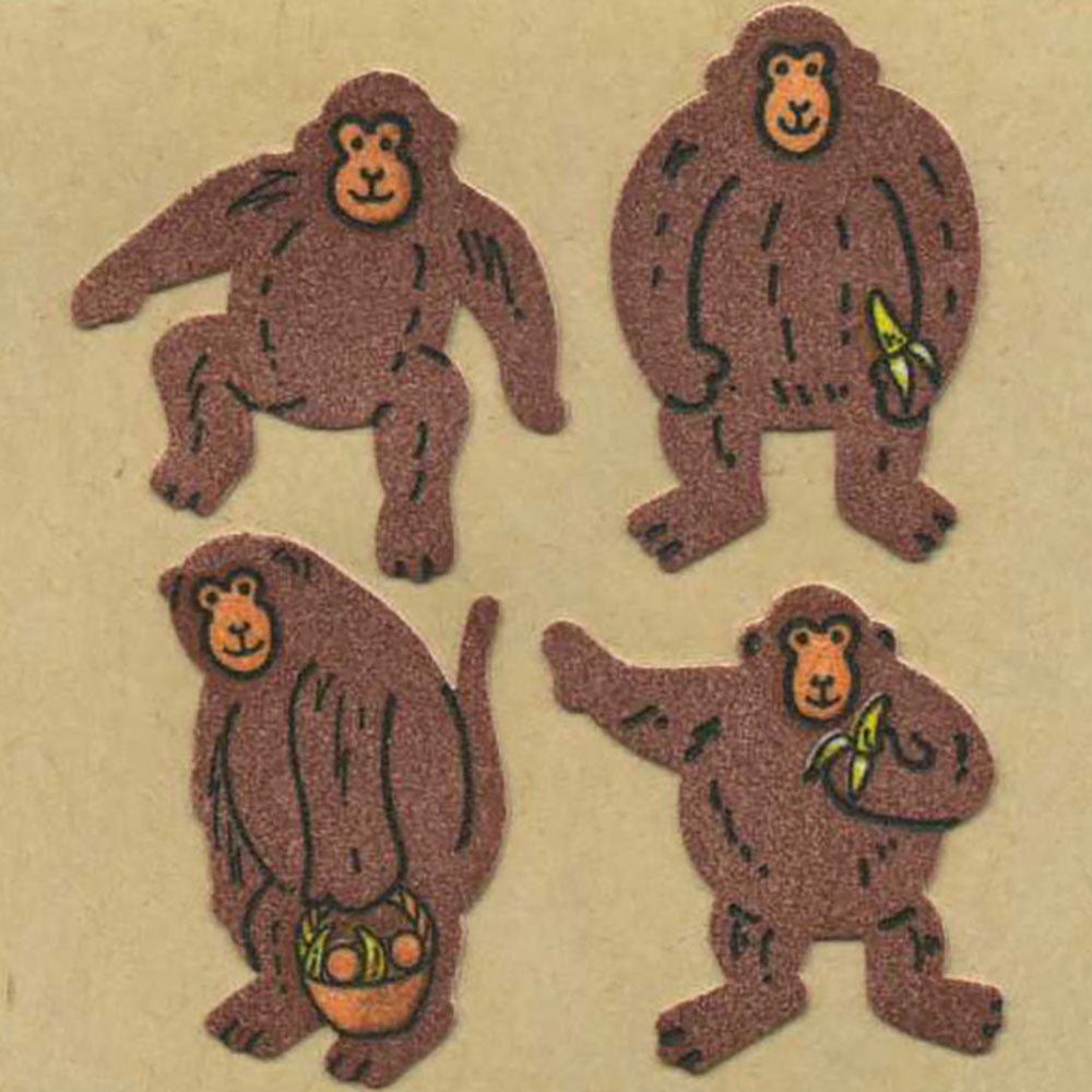  Monkeys Fuzzy Stickers、mySite、ghnorth