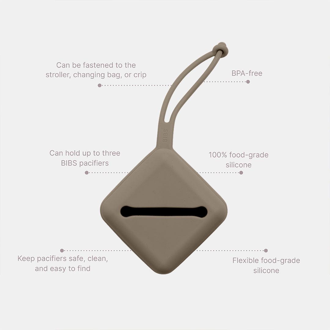  BIBS Pacifier Case - Dark Oak、mySite、merchandisen