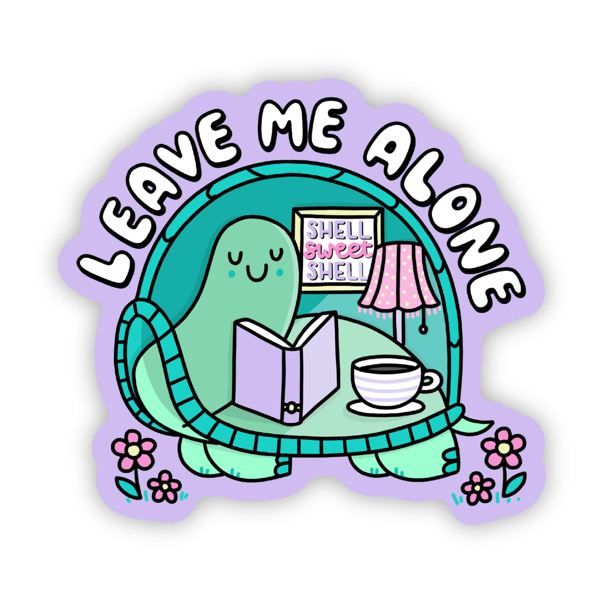  leave me alone sticker、mySite、ghnorth