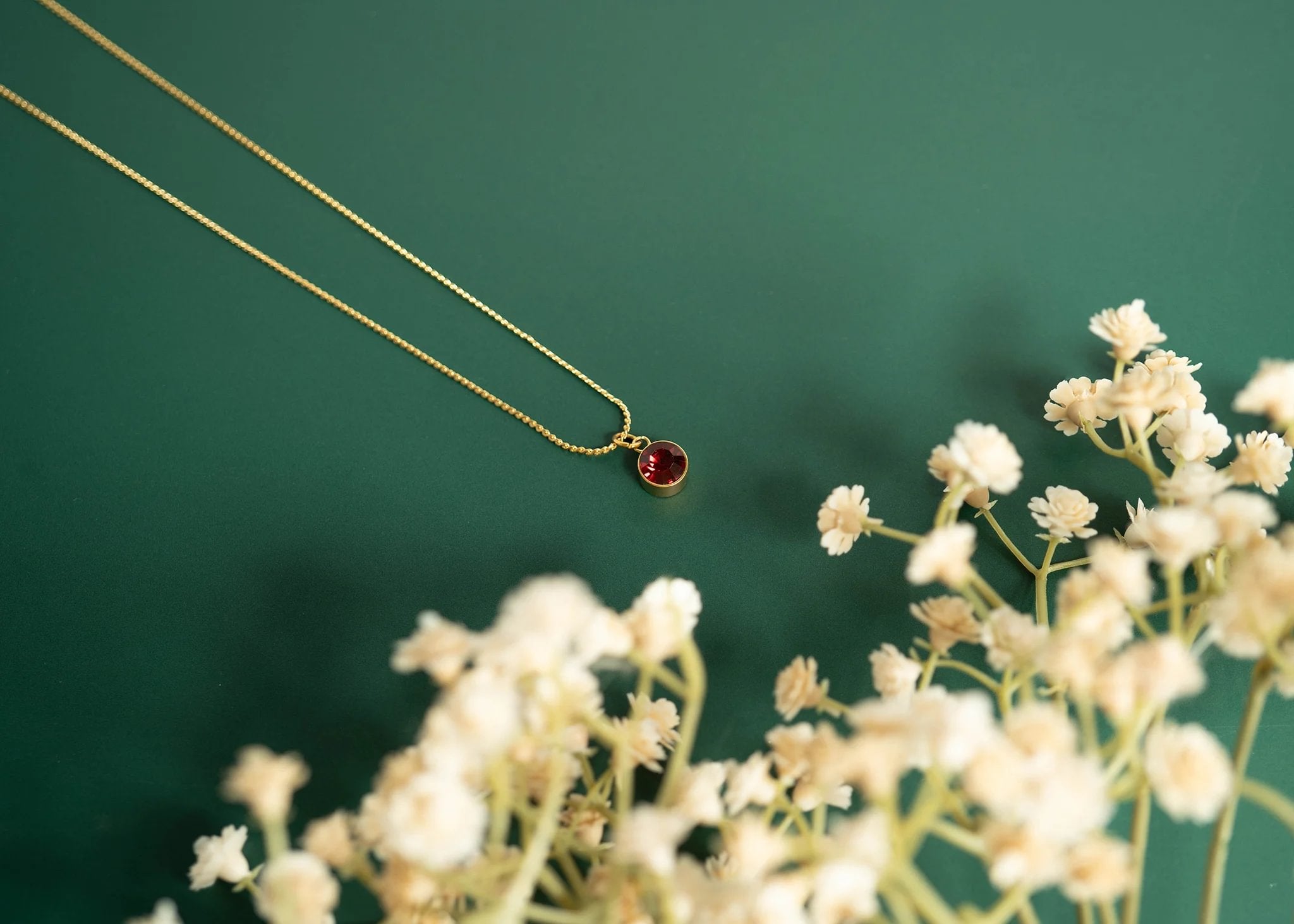 18K Gold PVD Stainless Steel Round Birthstone Charm 8mm / PDL0265、mySite、dreamappss