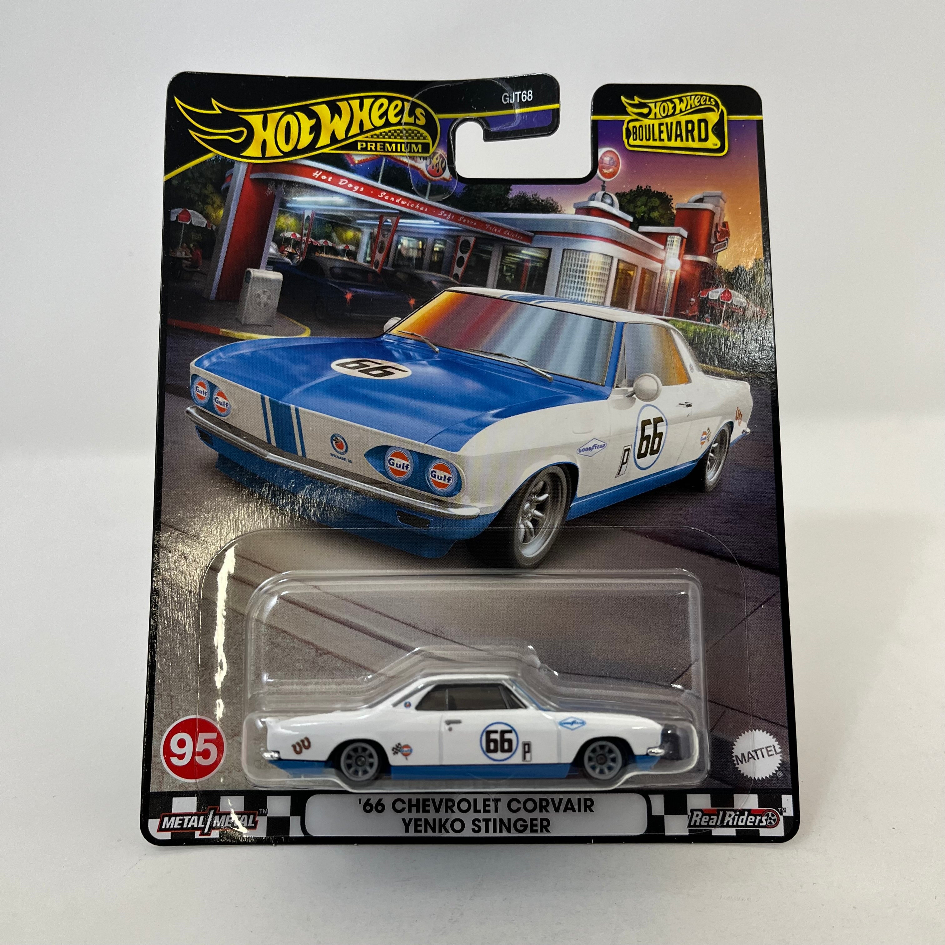 '66 Chevrolet Corvair Yenko Stinger #95 * White/Blue * Hot Wheels Boulevard Series、mySite、hgirdovlk
