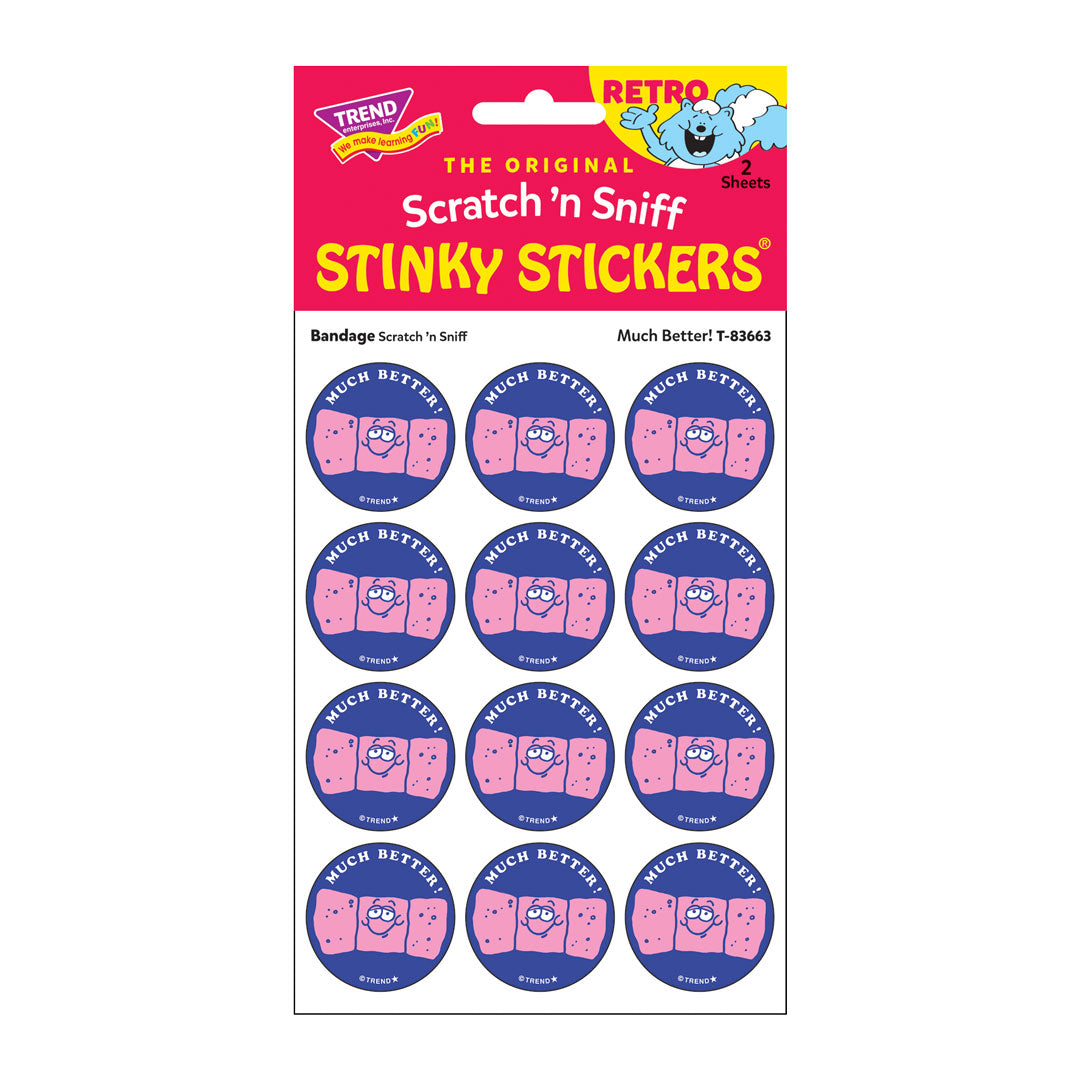  Much Better! - Bandage-Scented Retro Scratch 'n Sniff Stinky Stickers®、mySite、ghnorth