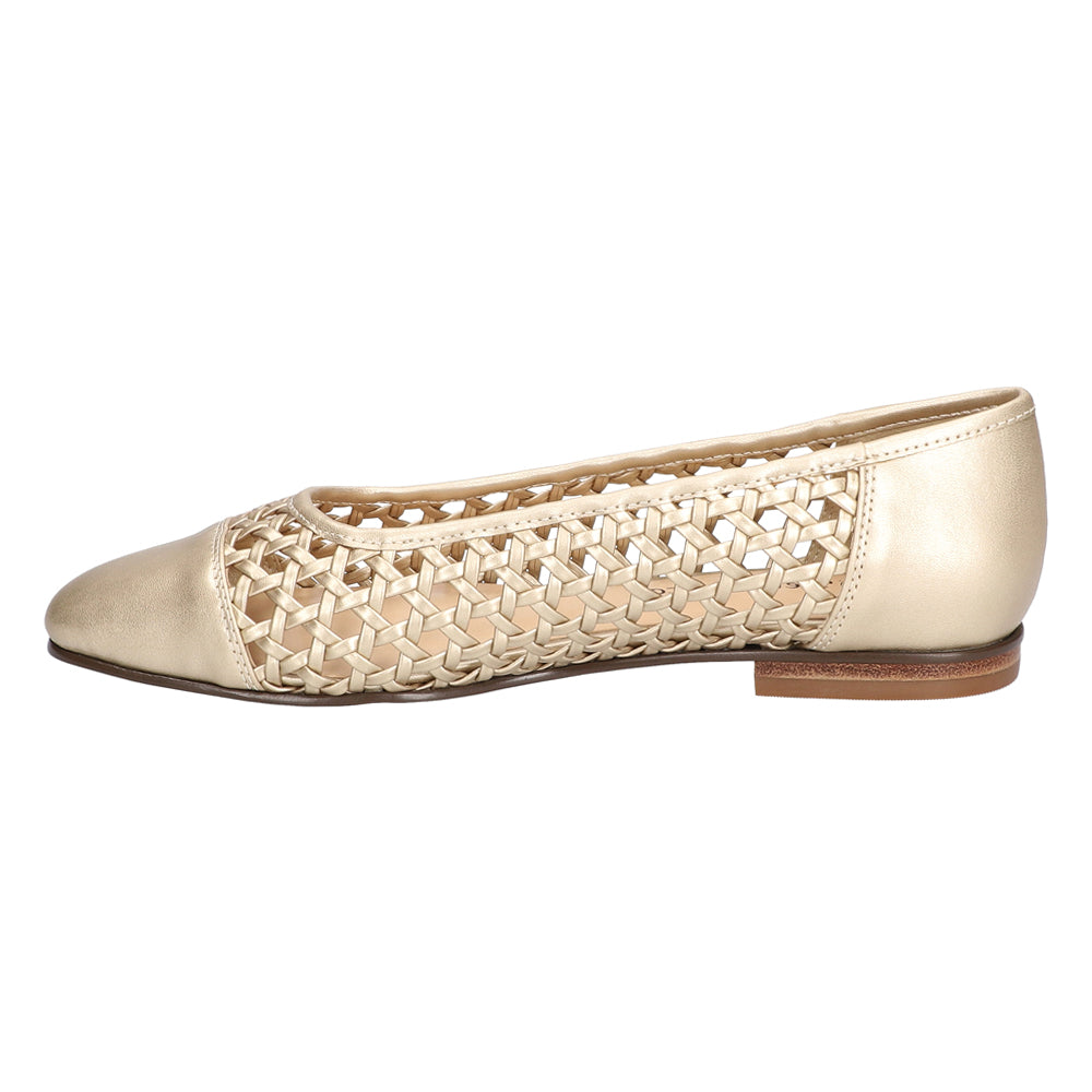 Beloved Metallic Cut Out Ballet Flats、mySite、gtrtttuynbv