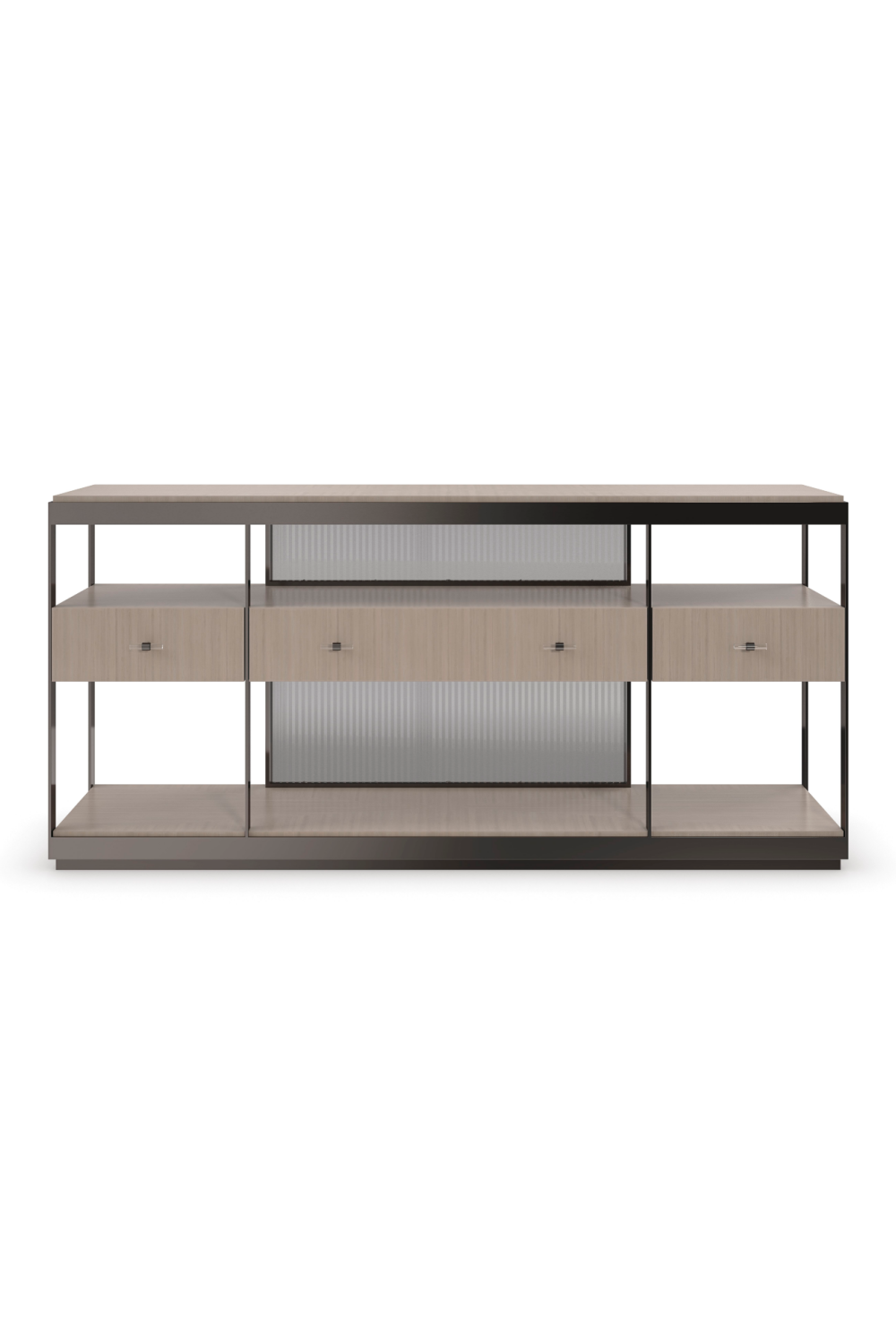 Bronze Framed Console Table | Caracole Shelf Sufficient、mySite、neckold