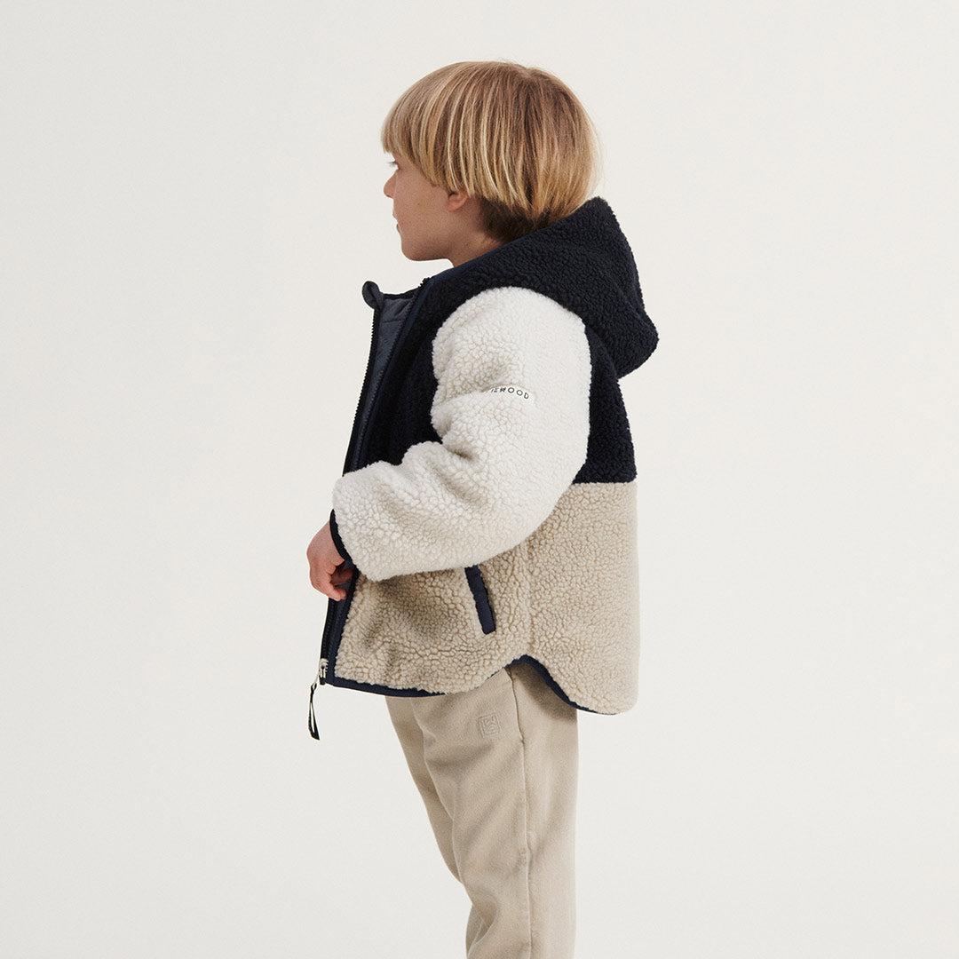  Liewood Jackson Reversible Jacket - Whale Blue Multi Mix、mySite、merchandisen