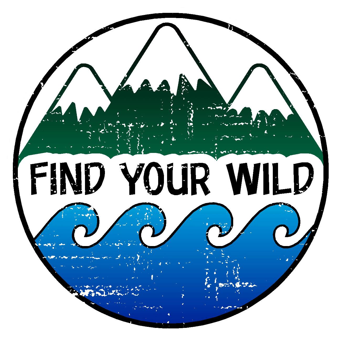  Find Your Wild Vinyl Sticker Decal、mySite、ghnorth