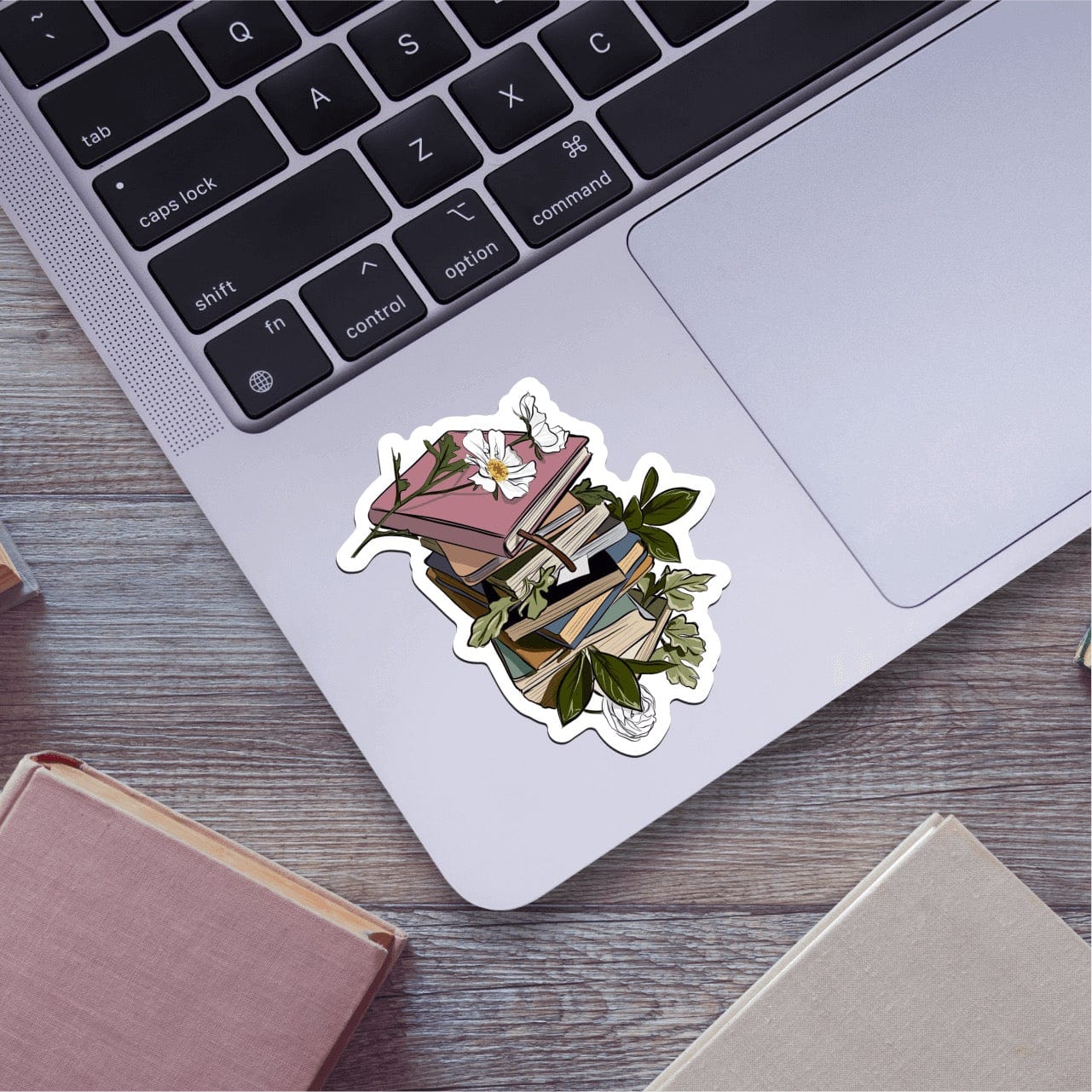  Flowers Wrapping Books Sticker、mySite、elrpsem3k