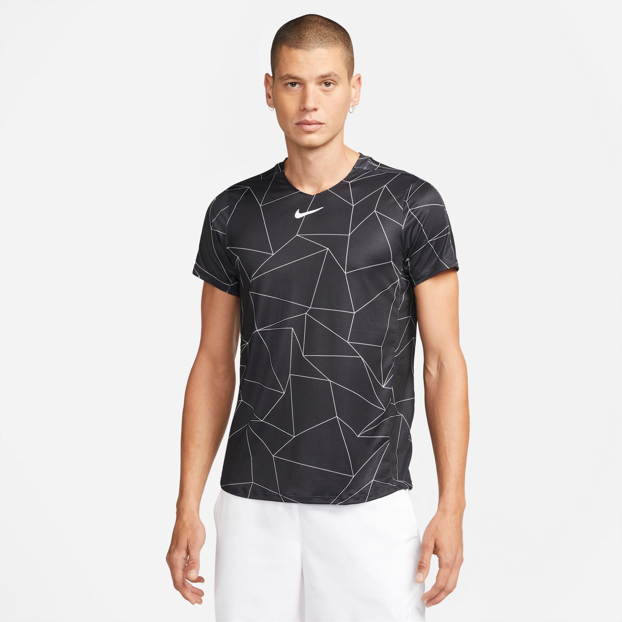 NikeCourt Dri-FIT Advantage Men's Printed Tennis Shirt