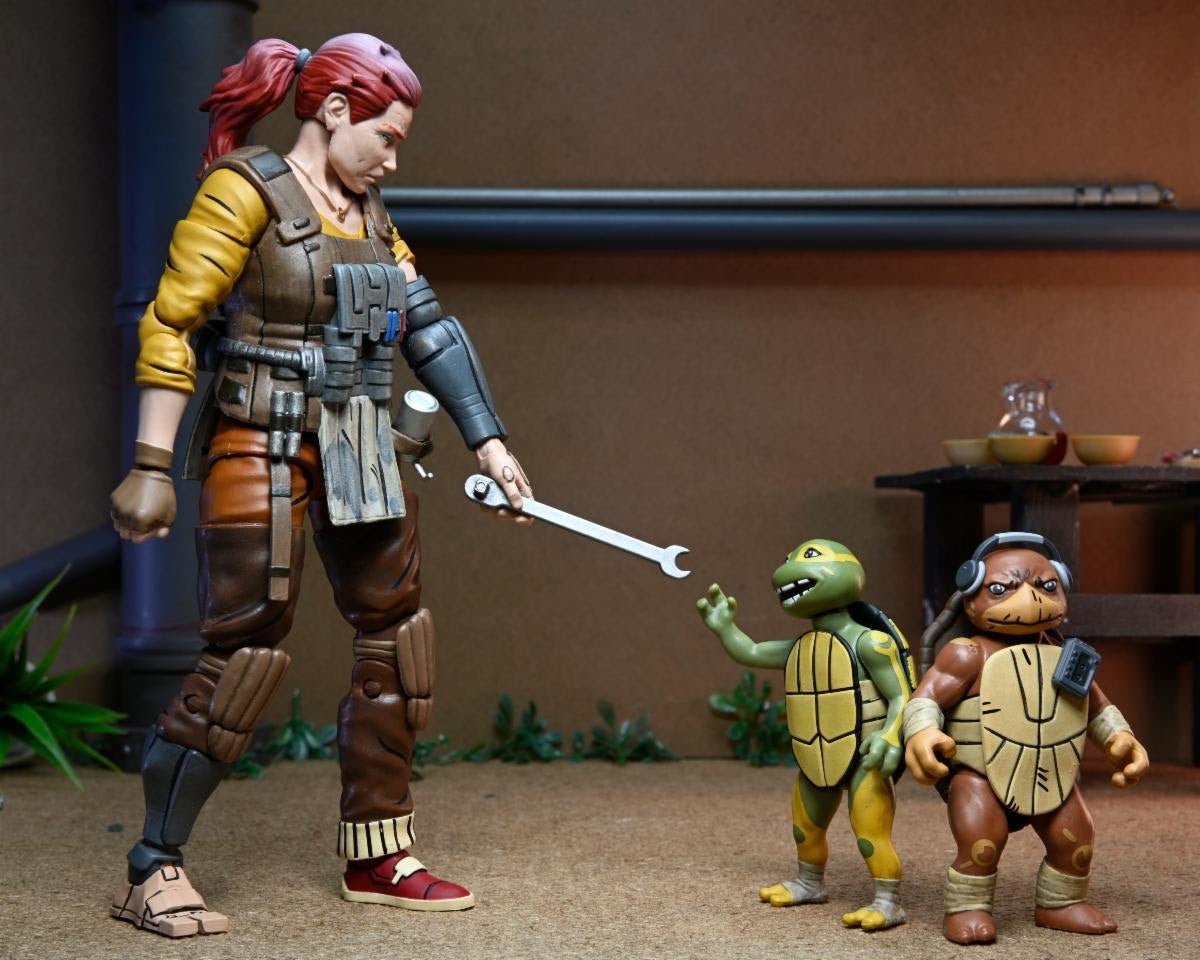 NECA Teenage Mutant Ninja Turtles Grammy April with Baby Yi & Moja (The Last Ronin- The Lost Years)、mySite、hgirdovlk