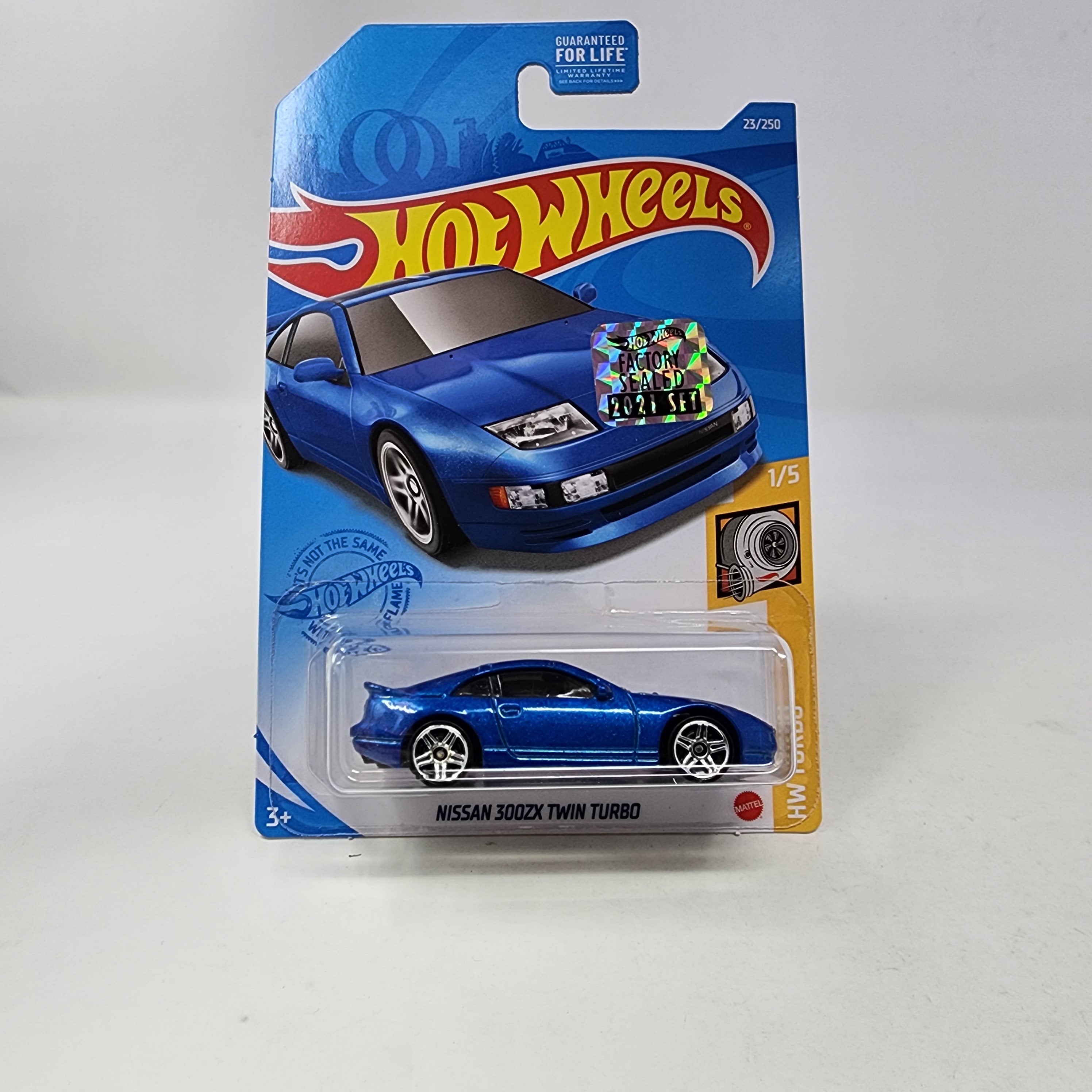 Nissan 300ZX Twin Turbo #23 * Blue * Hot Wheels 2021 w/ Factory Holo、mySite、hgirdovlk