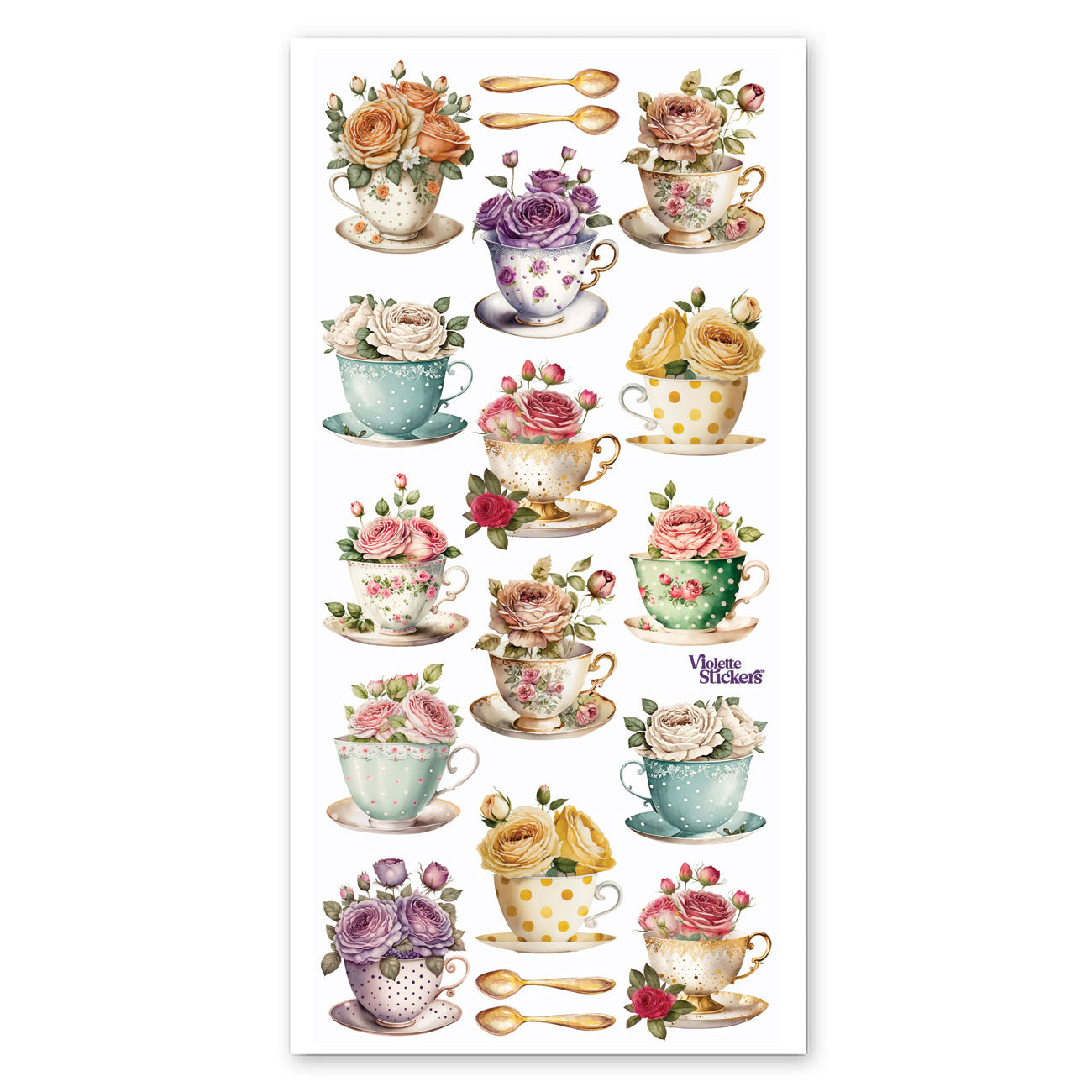  Rosey Teatime Stickers、mySite、ghnorth