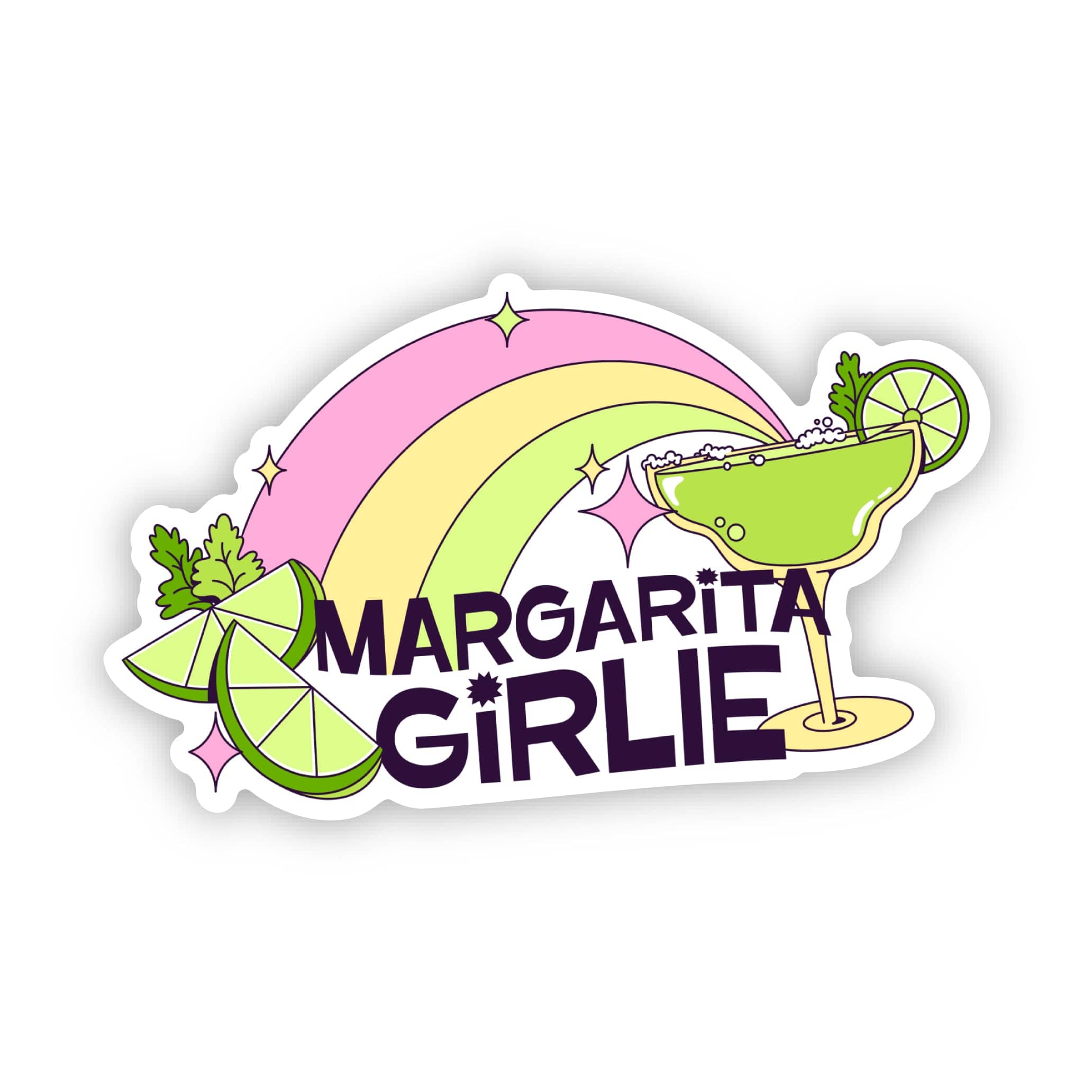  Margarita Girlie Cocktail Sticker、mySite、ghnorth