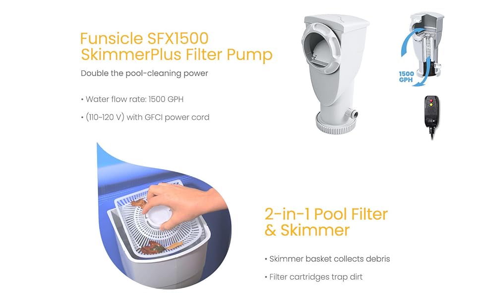 skimmerplus filter pump details