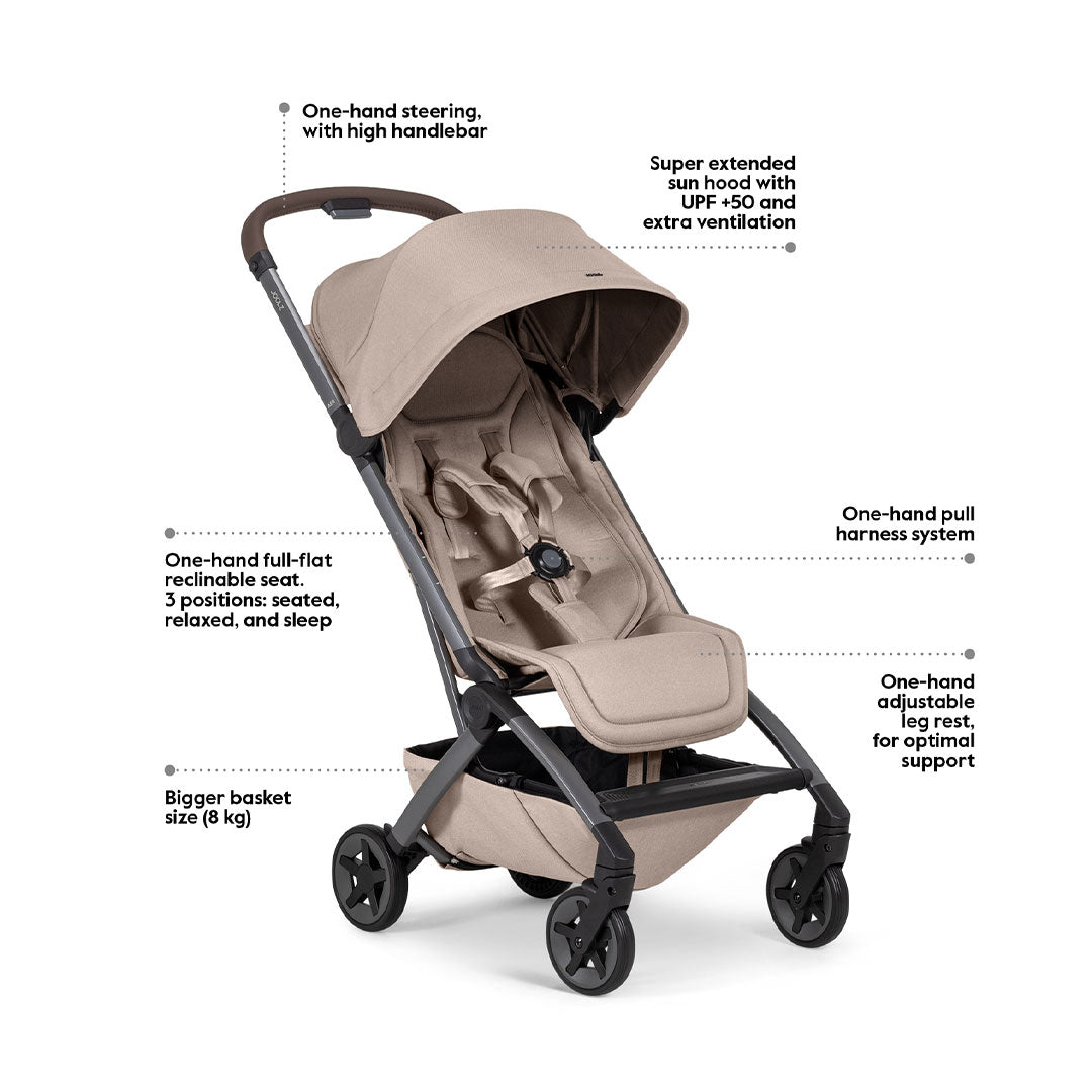  Joolz Aer2 Compact Stroller - Stone Grey、mySite、merchandisen