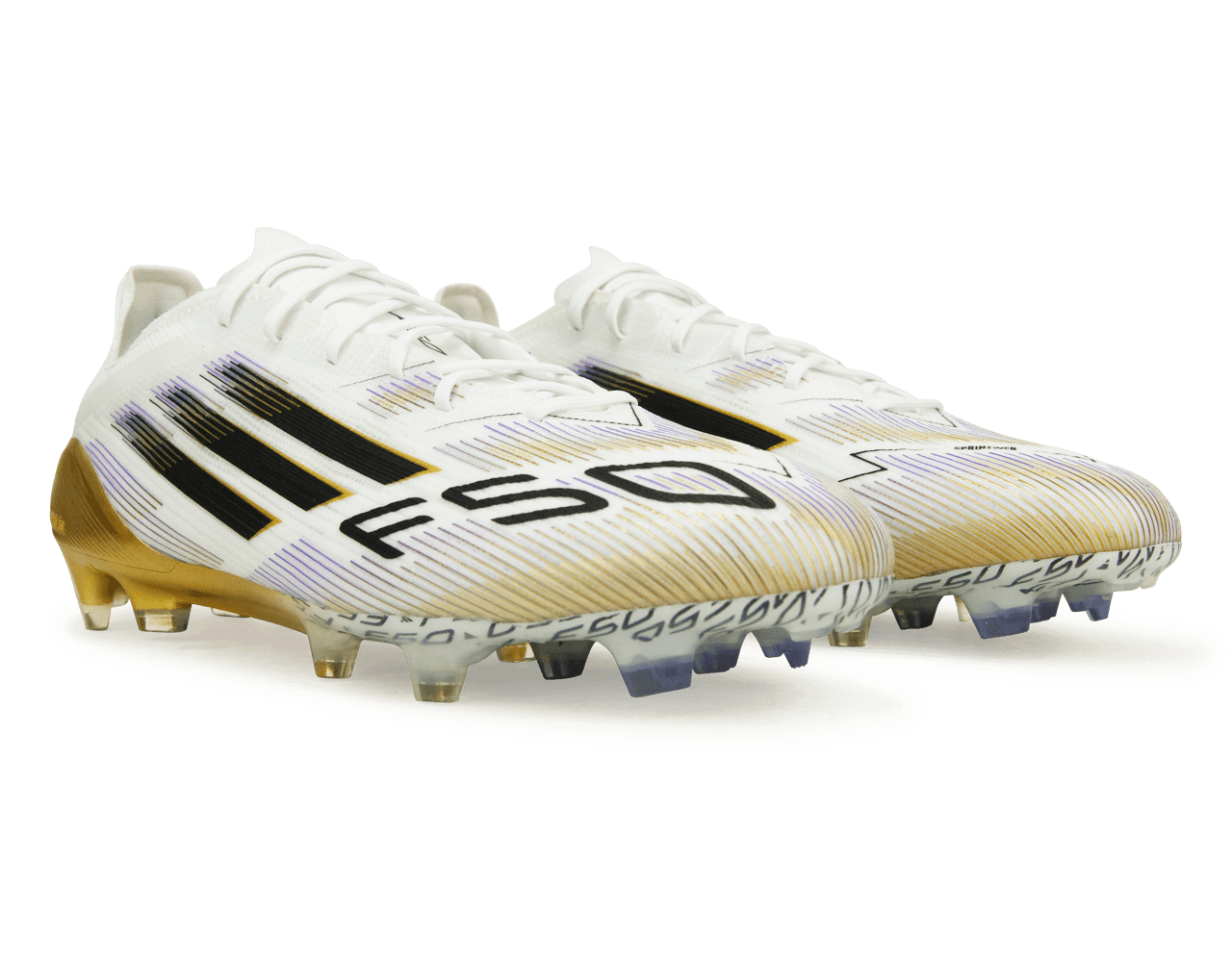 adidas Men's F50 Elite FG White/Black/Gold、mySite、noshort