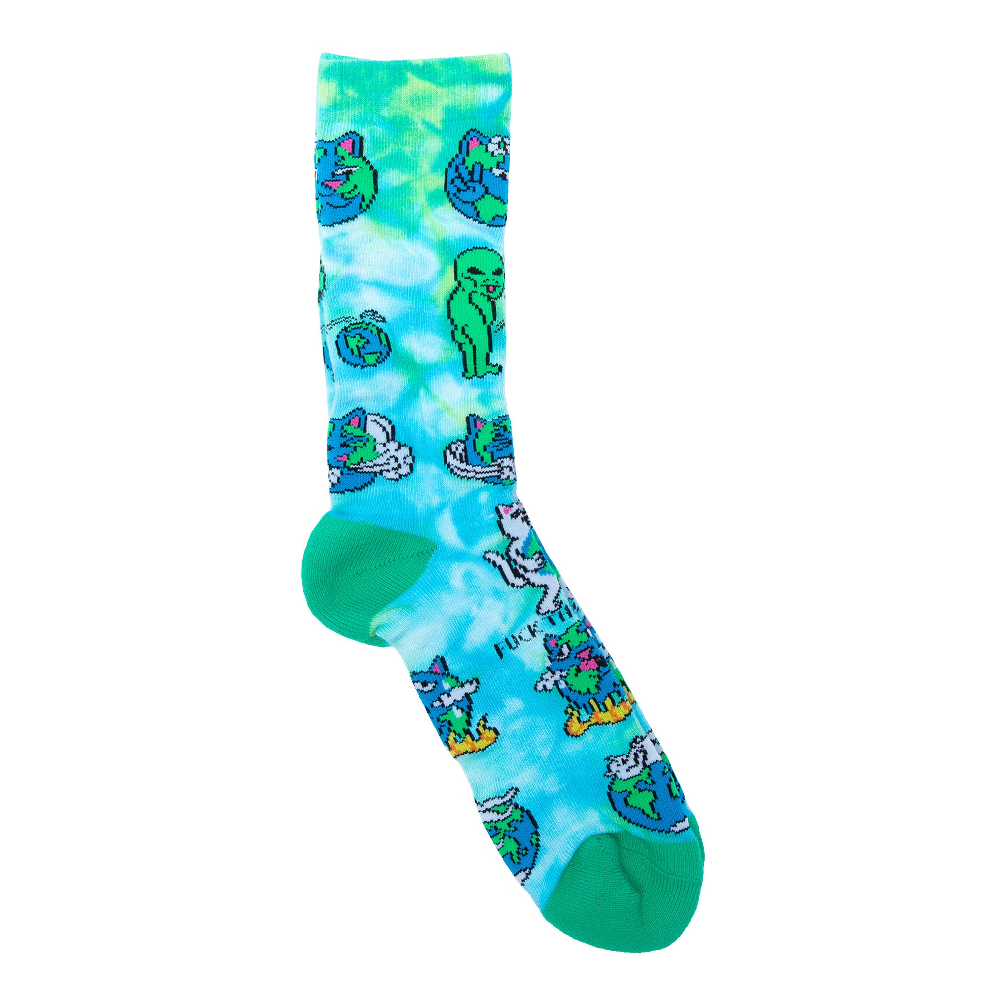  Save The World Socks (Blue Tie Dye)、mySite、merchandisen