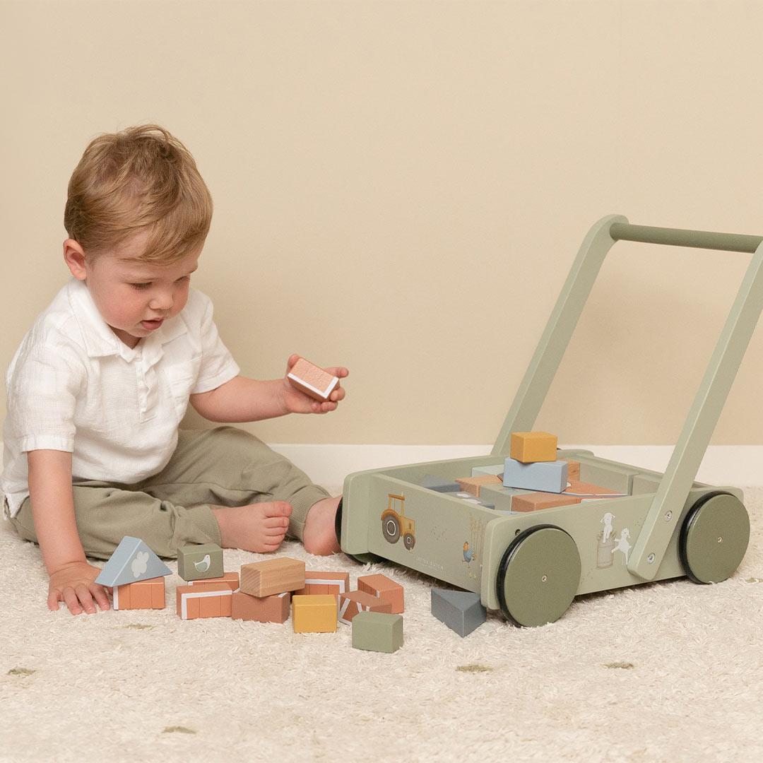  Little Dutch Block Trolley - Little Farm、mySite、merchandisen