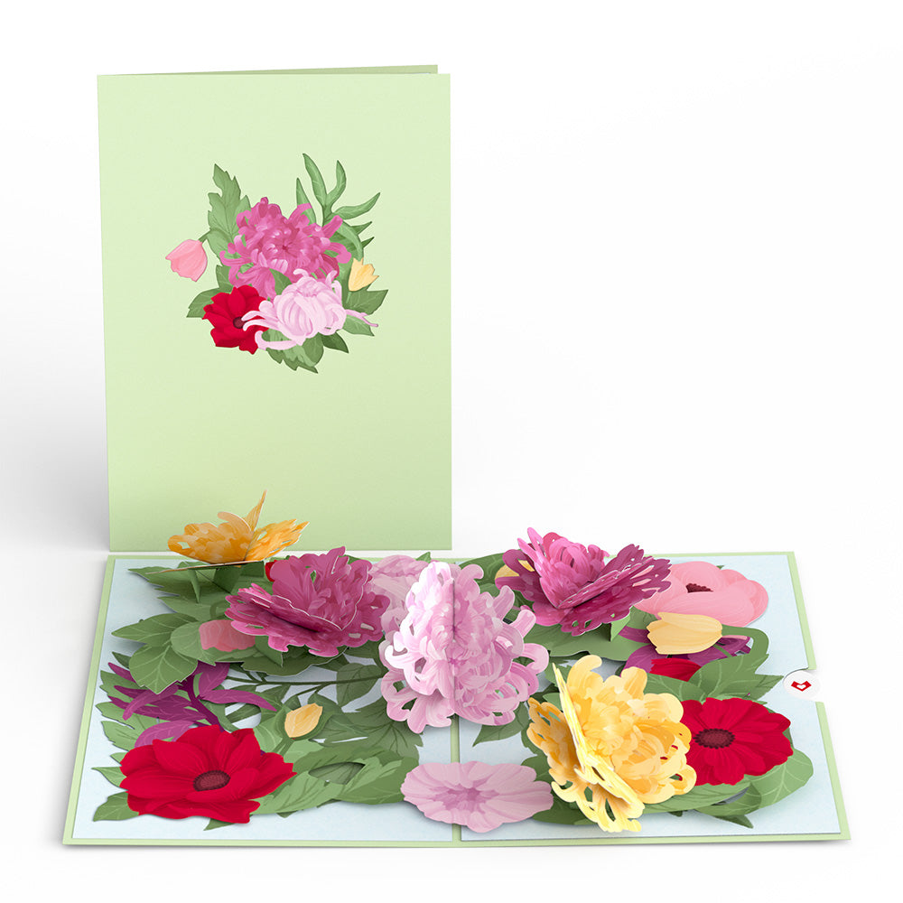 Flower Patch Pop-Up Card、mySite、solidvoid