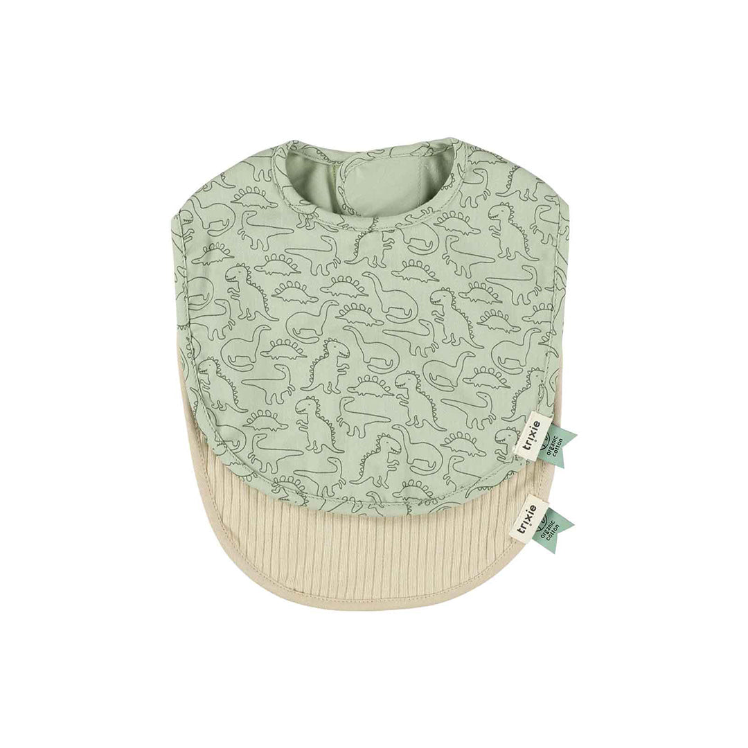  Trixie Newborn Bib 2 Pack Mix - Daring Dino、mySite、merchandisen