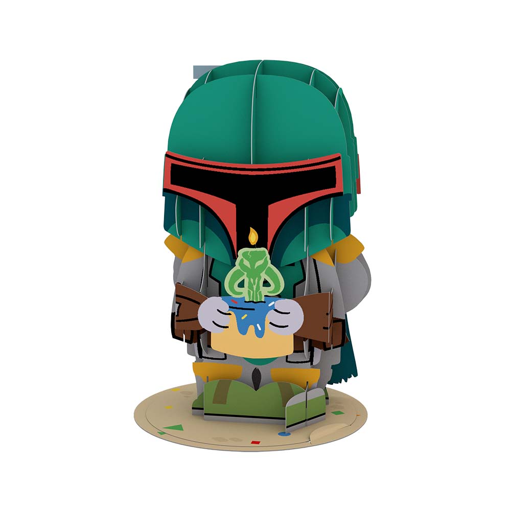 Star Wars™ Boba Fett™ Bounty-ful Birthday Card with Pop-Up Gift、mySite、solidvoid