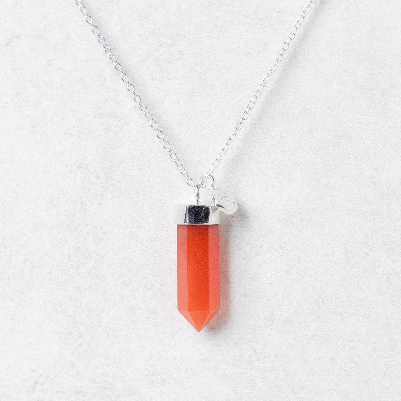 Carnelian Crystal Point Necklace、mySite、hinf8tx79